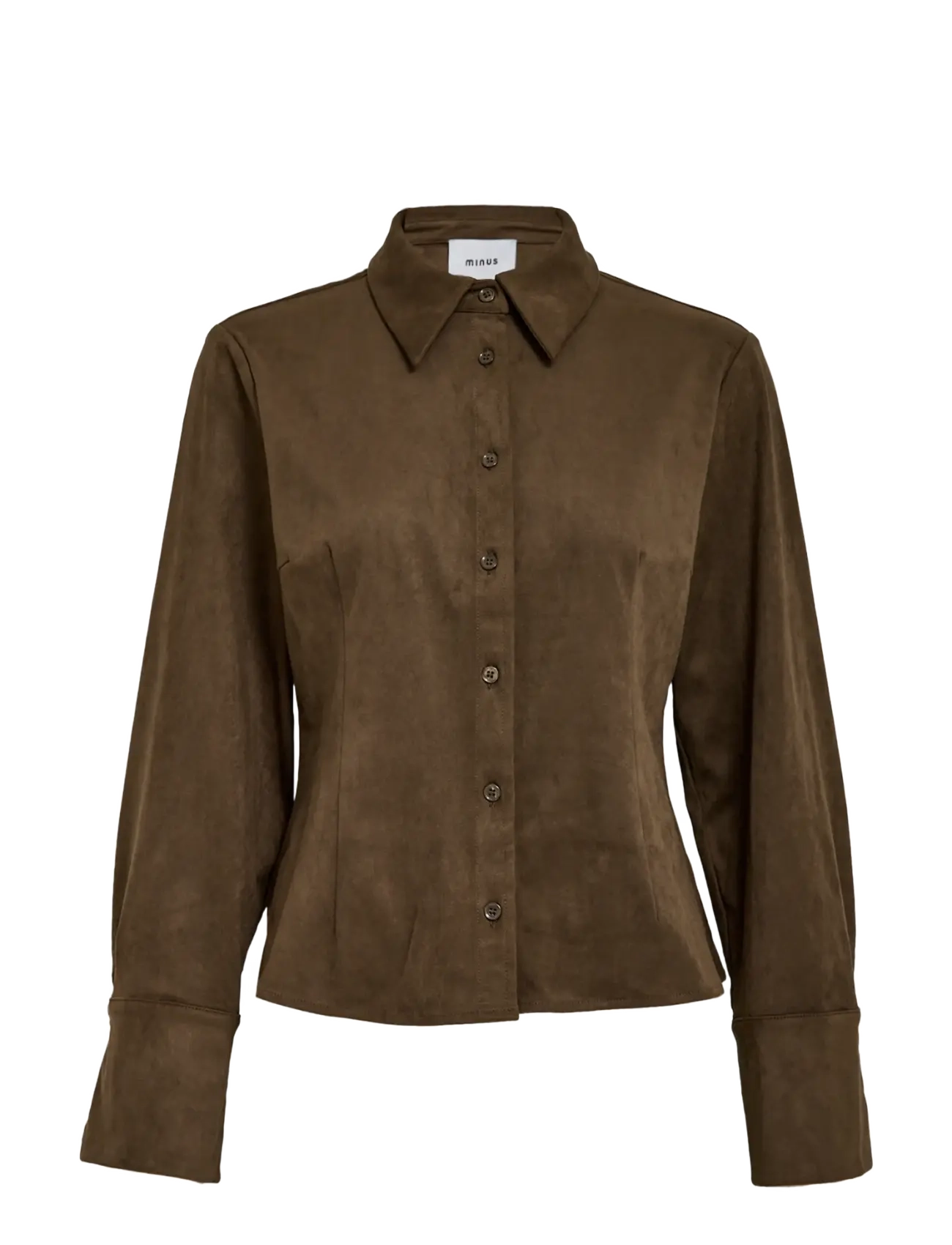 Minus MSAlva Shirt - Hemden - BEECH GREEN / khaki/green