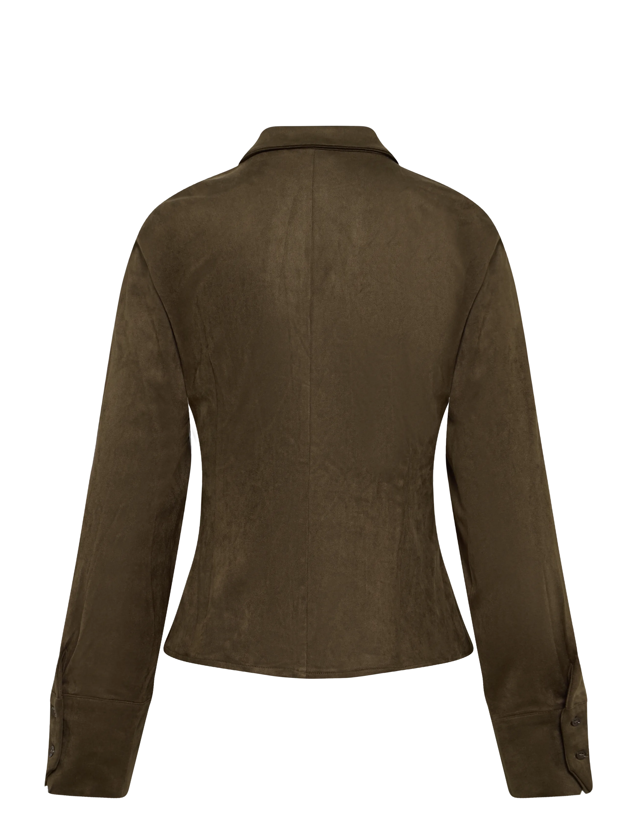 Minus - MSAlva Shirt - long-sleeved shirts - beech green - 1