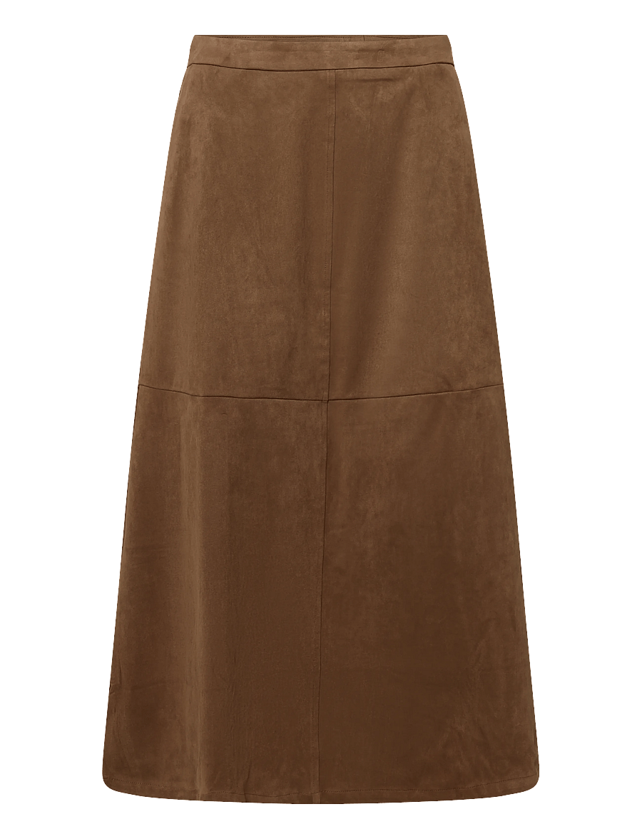 Minus - MSAlva Midi Skirt - maxi skirts - camel - 0