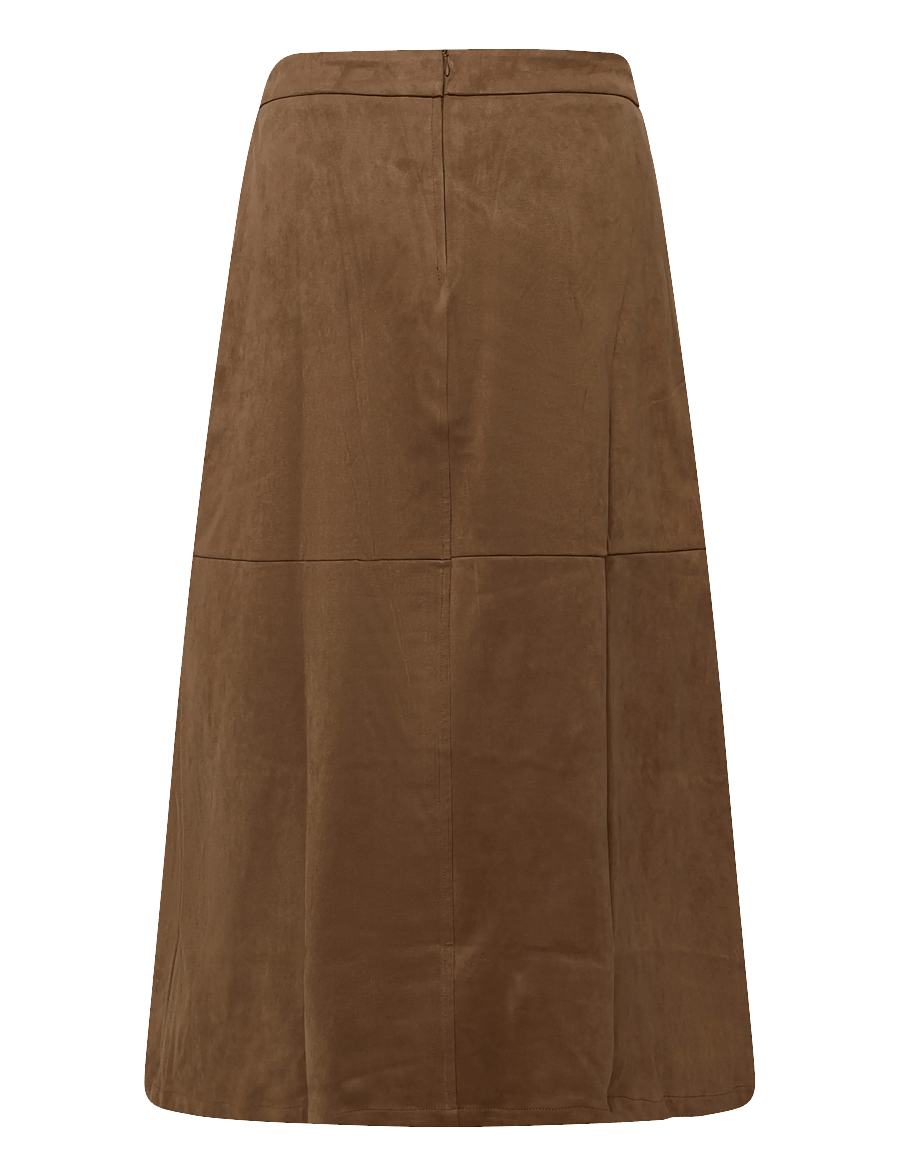 Minus - MSAlva Midi Skirt - maxi skirts - camel - 1