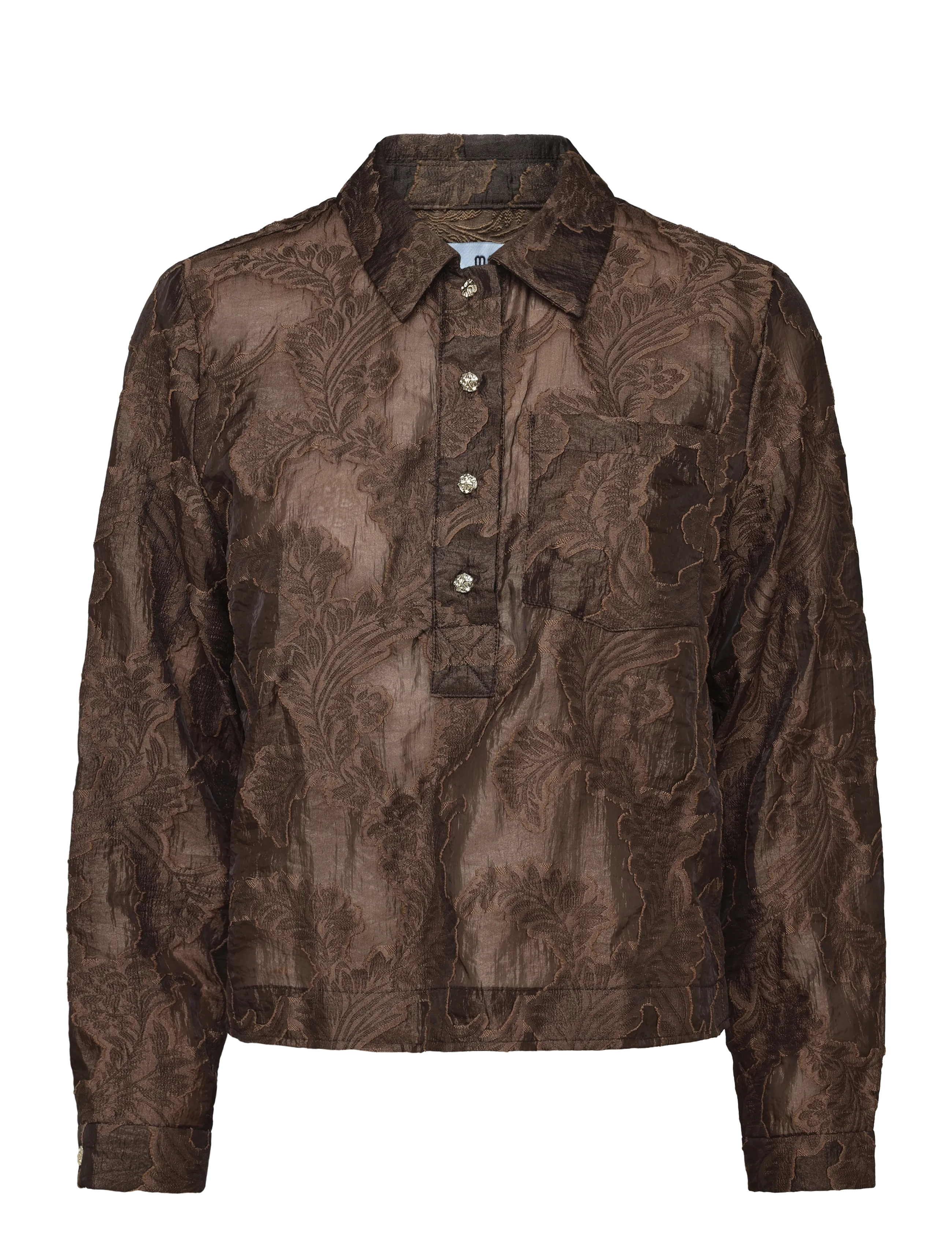 Minus MSMilina Blouse - Modetrends - BEECH GREEN / khaki/green
