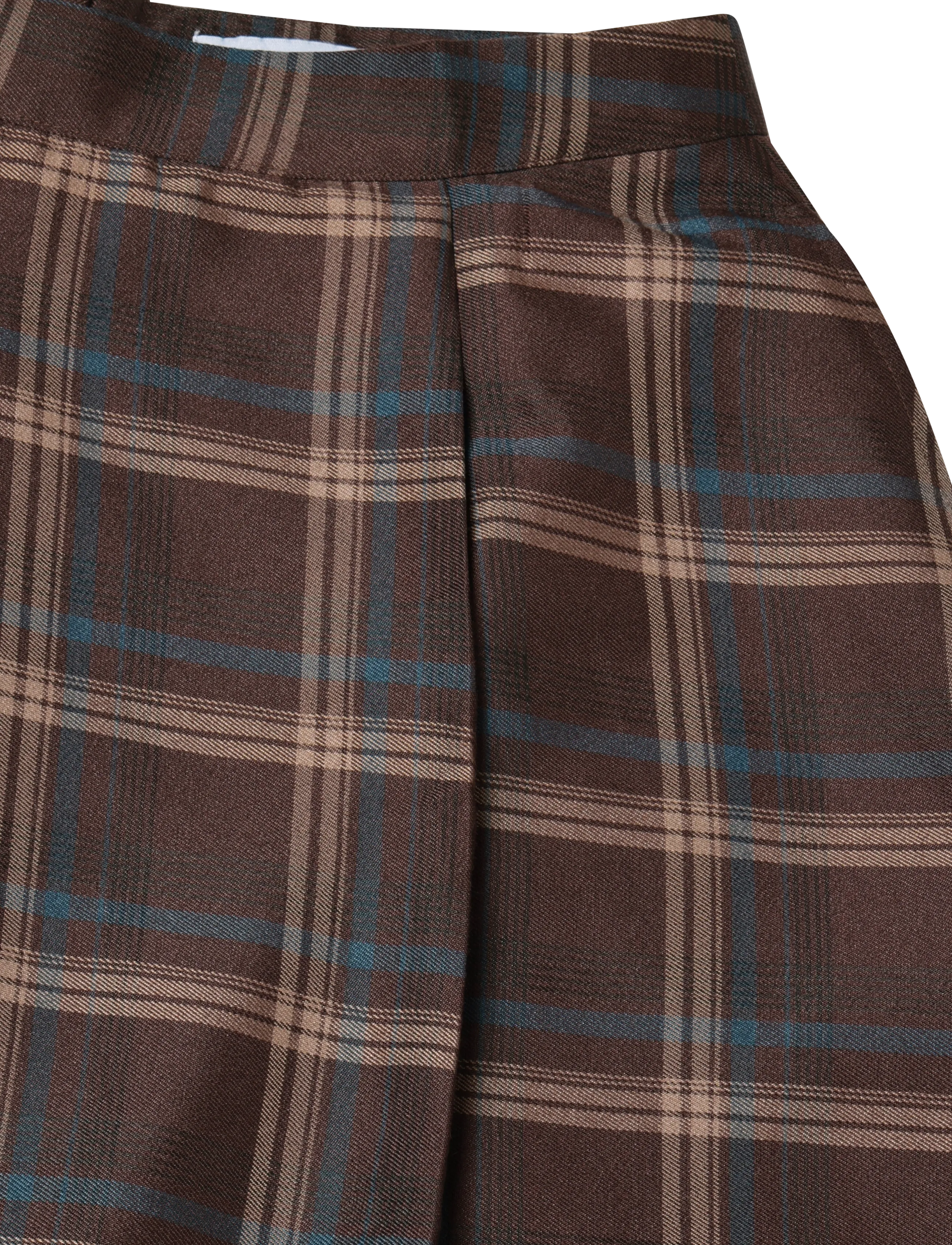 Minus - MSChristel Midi Skirt - midi skirts - tiramisu checked - 4