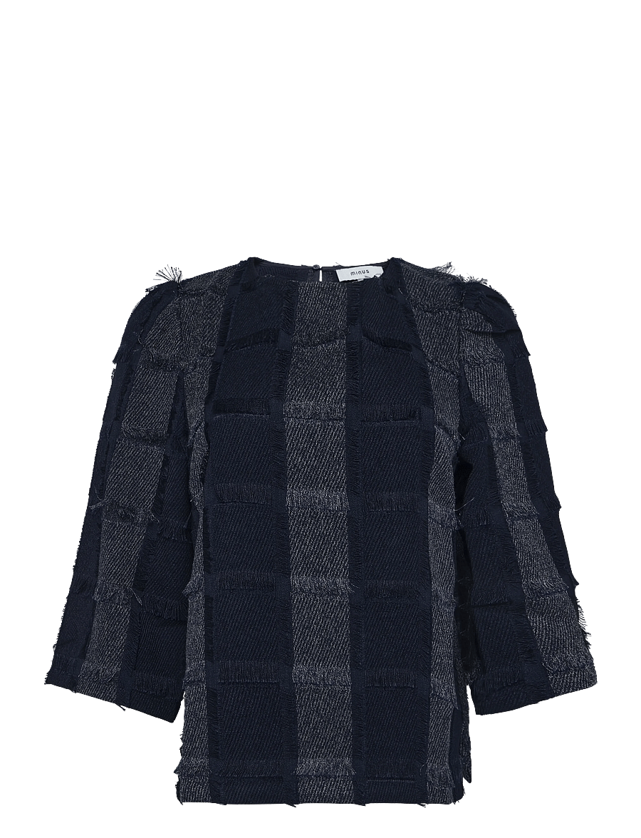 Minus - MSSummer Blouse - kortärmade blusar - sky captain - 1