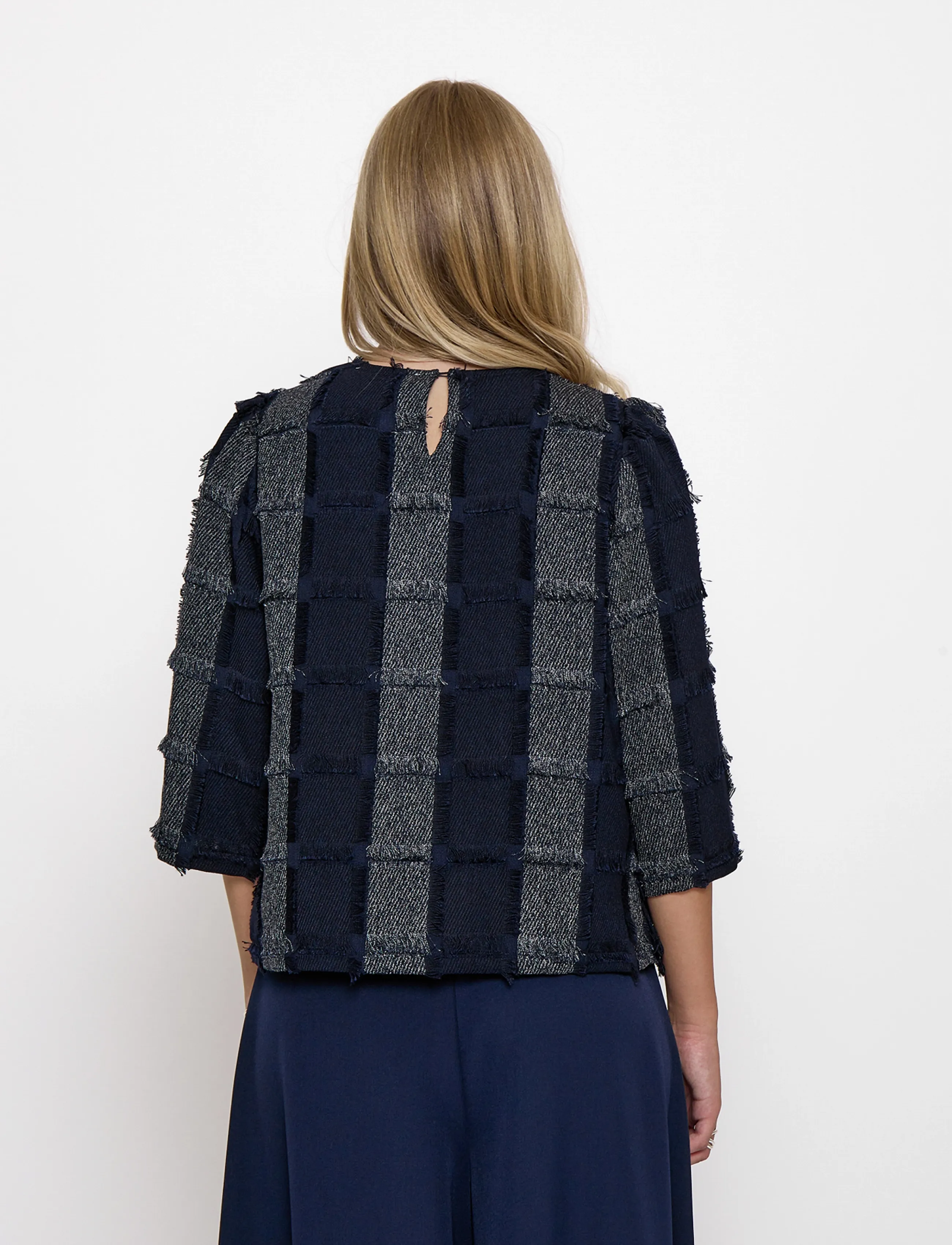 Minus - MSSummer Blouse - kortärmade blusar - sky captain - 3