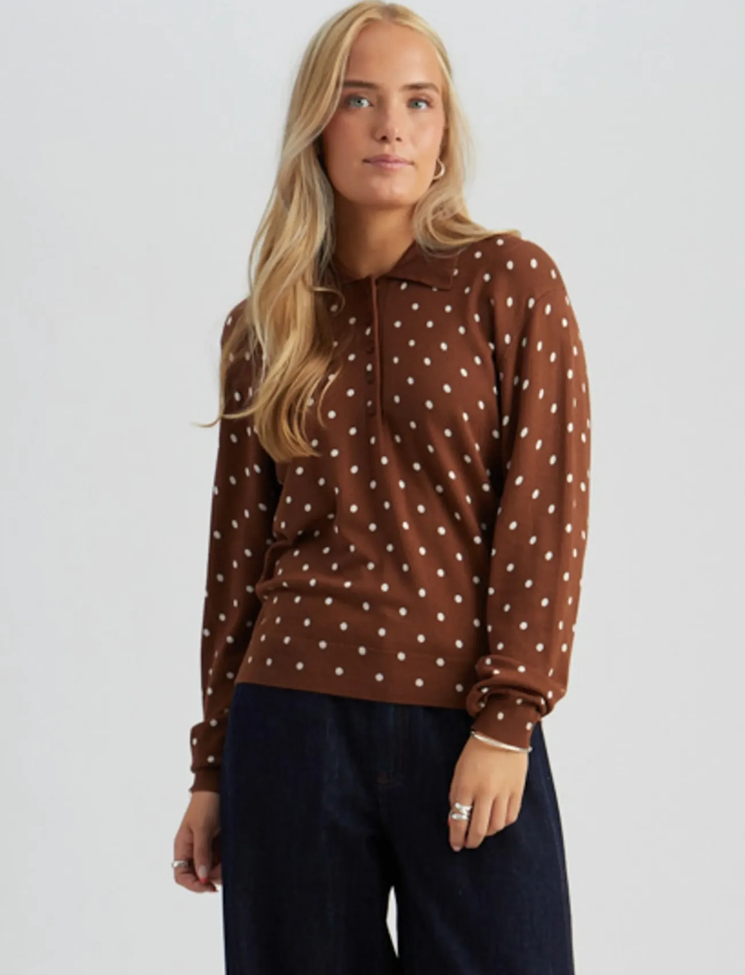 Minus - MSSindy Knit Pullover - striktrøjer - tiramisu - 0