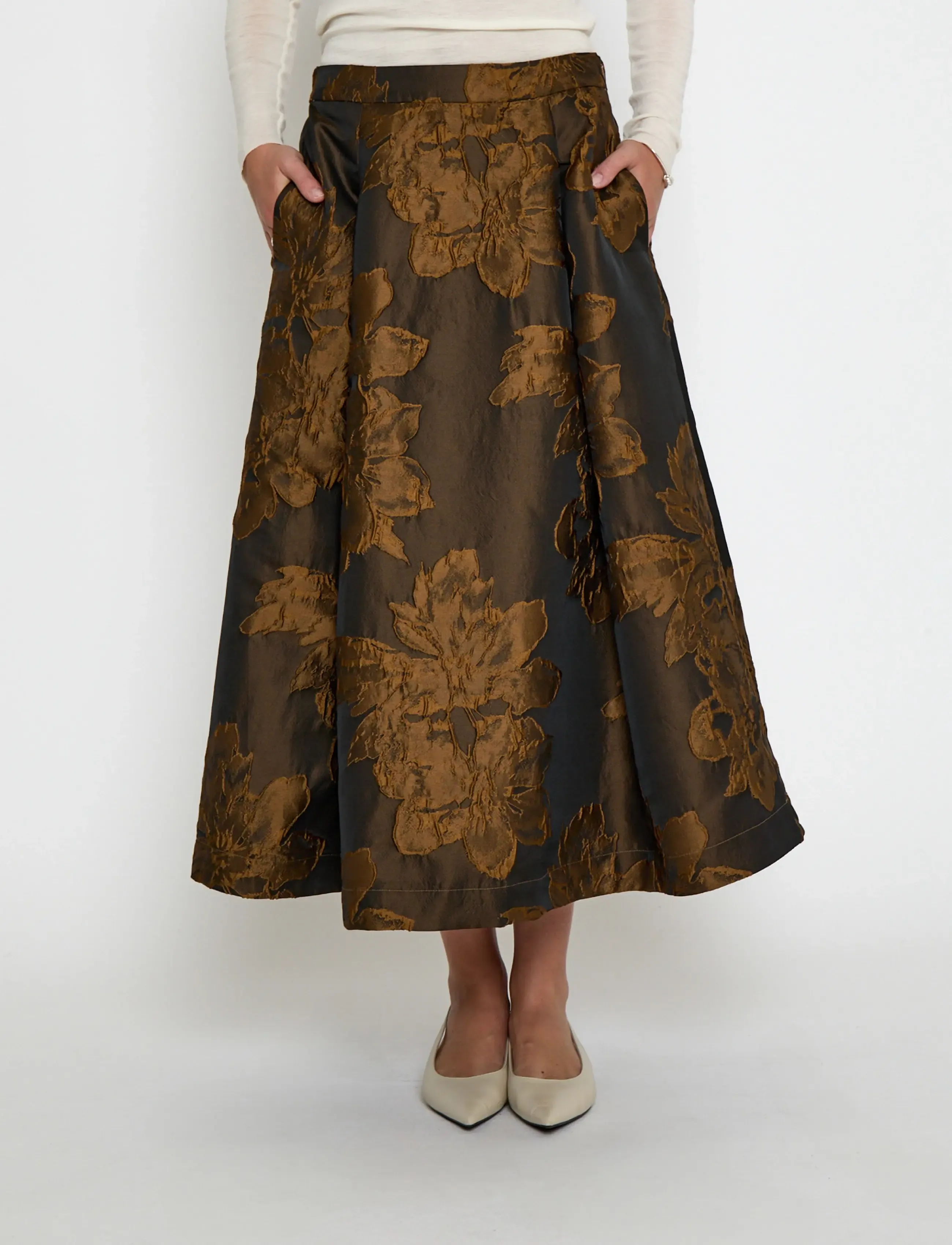 Minus - MSAndie Midi Skirt - midi skirts - tiramisu - 3