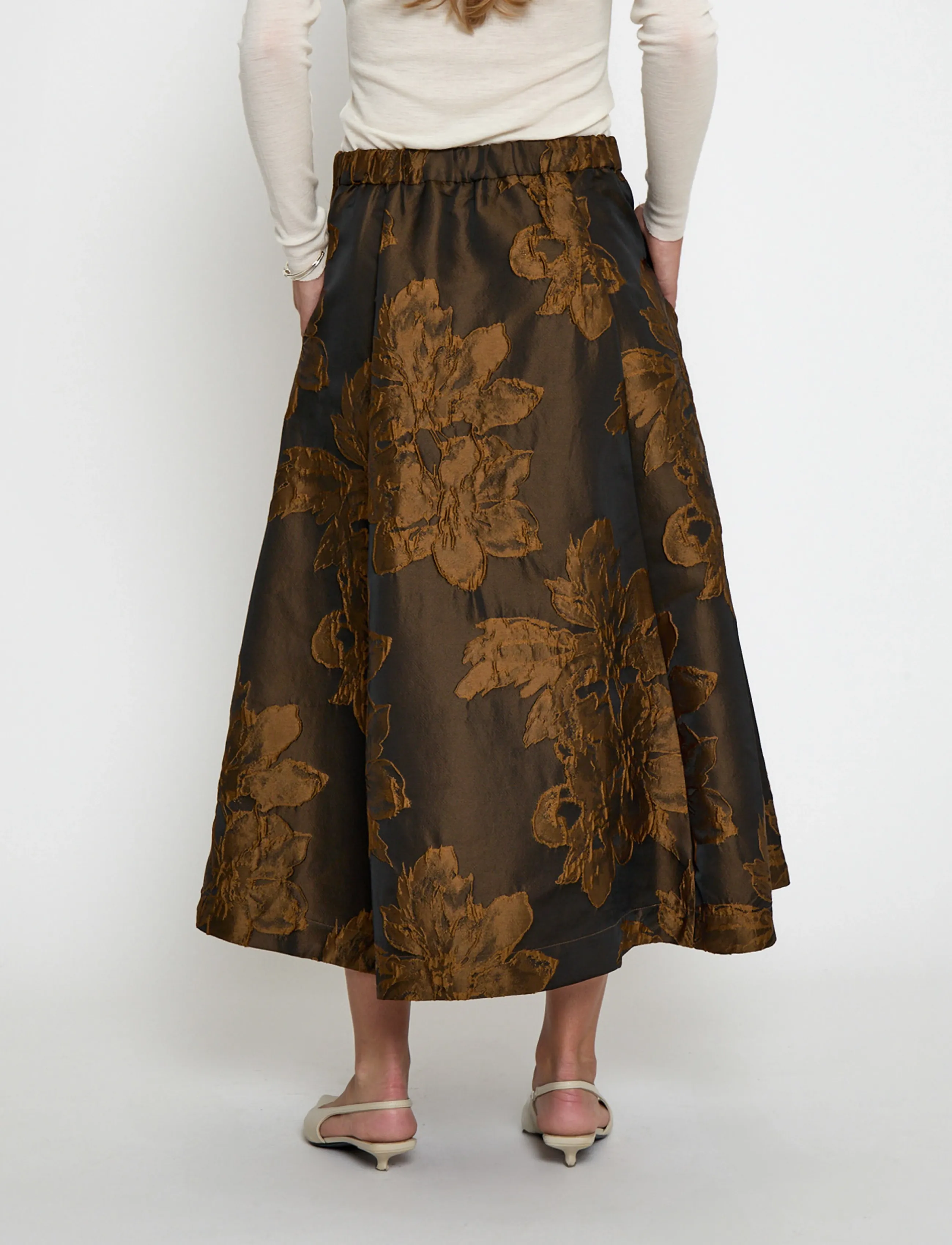 Minus - MSAndie Midi Skirt - midi-röcke - tiramisu - 2