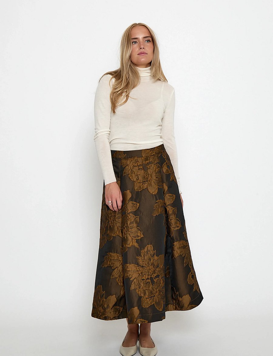 Minus - MSAndie Midi Skirt - midi-röcke - tiramisu - 3