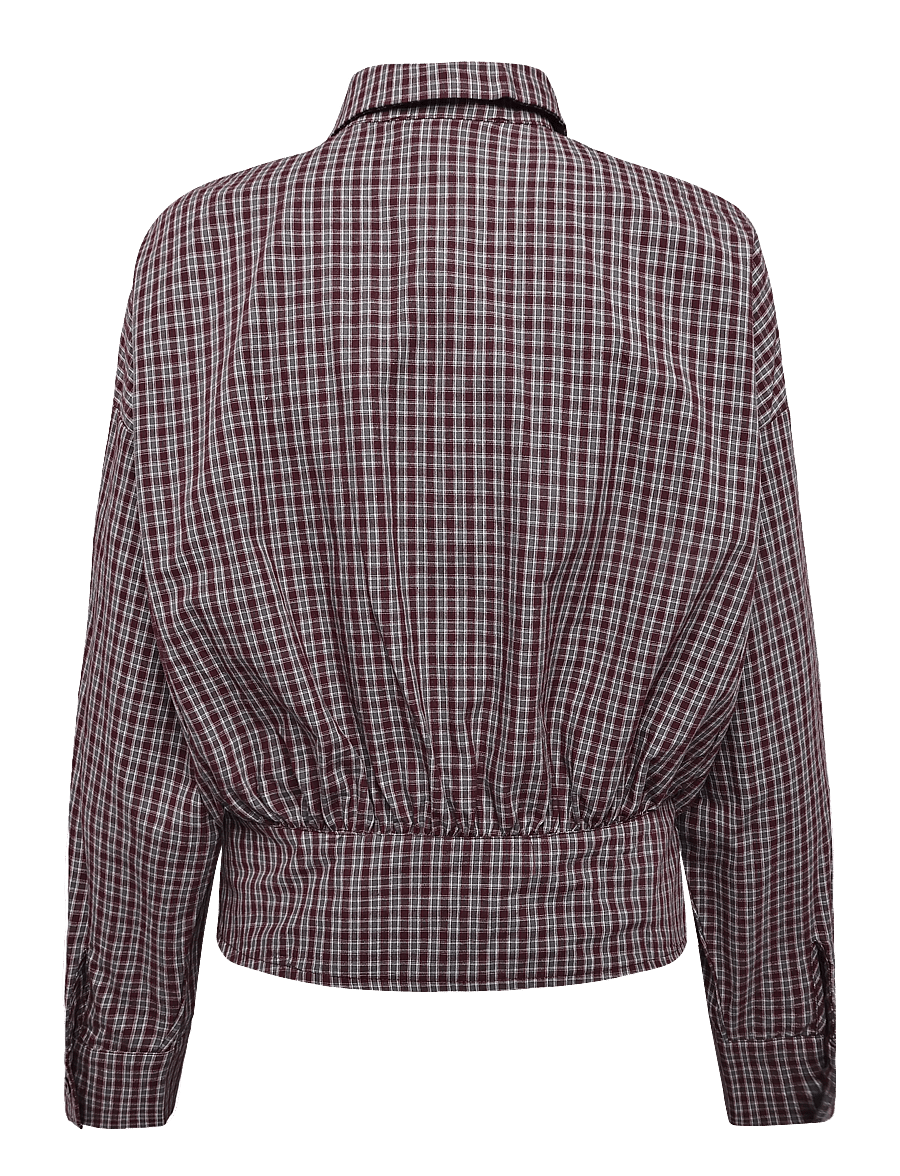 Minus - MSRobina Shirt - pikkade varrukatega särgid - andorra red checked - 2