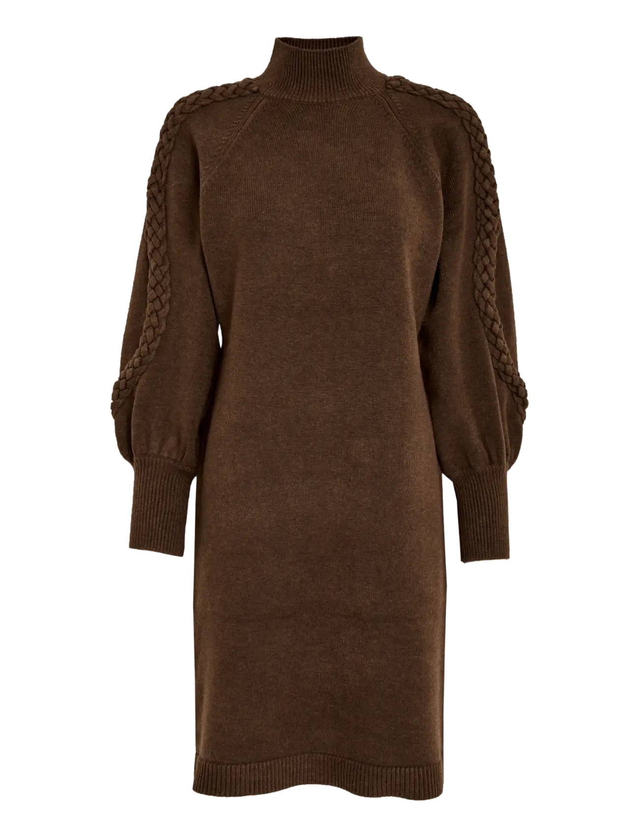 Minus MSVera Knit Dress - Klänningar - CARAFE / brown