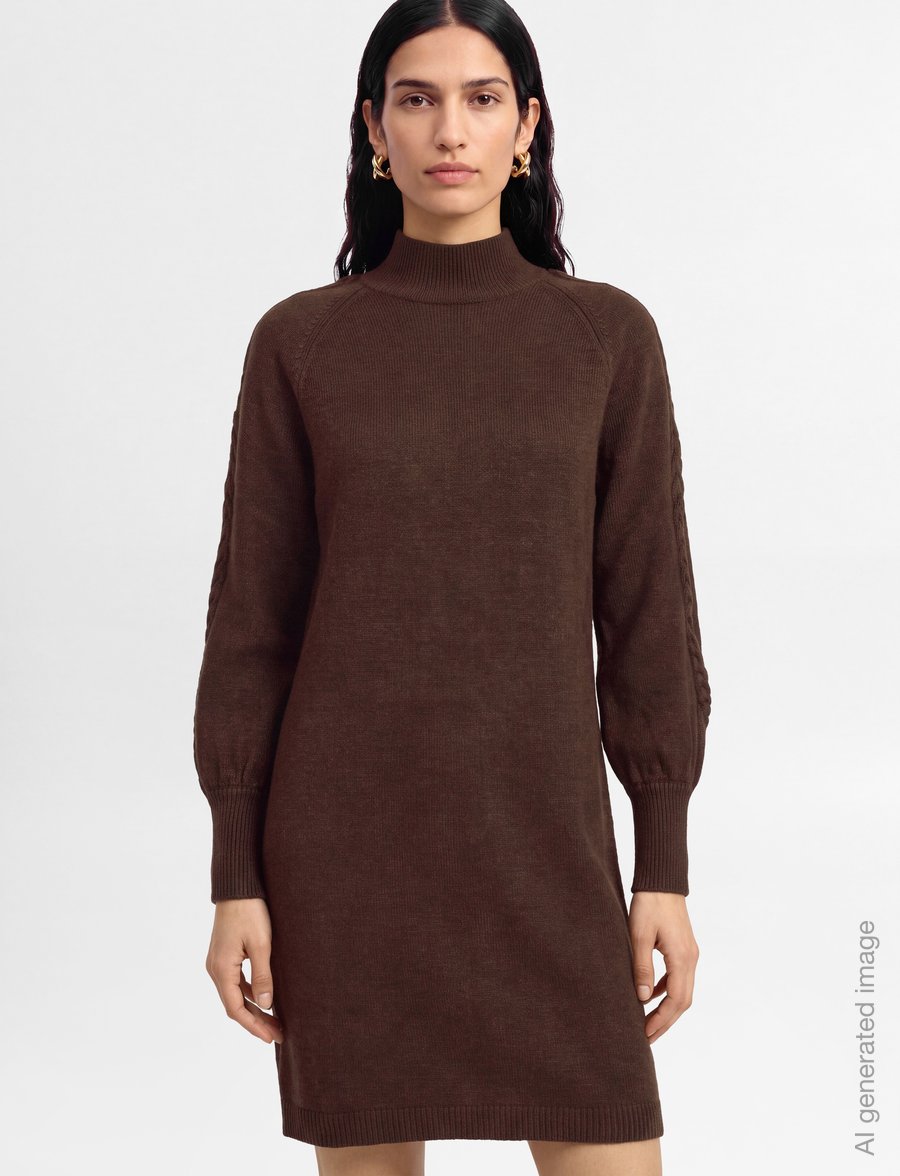 Minus - MSVera Knit Dress - strickkleider - carafe - 3