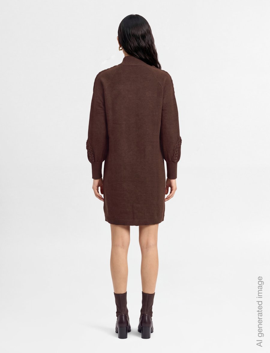 Minus - MSVera Knit Dress - strickkleider - carafe - 4