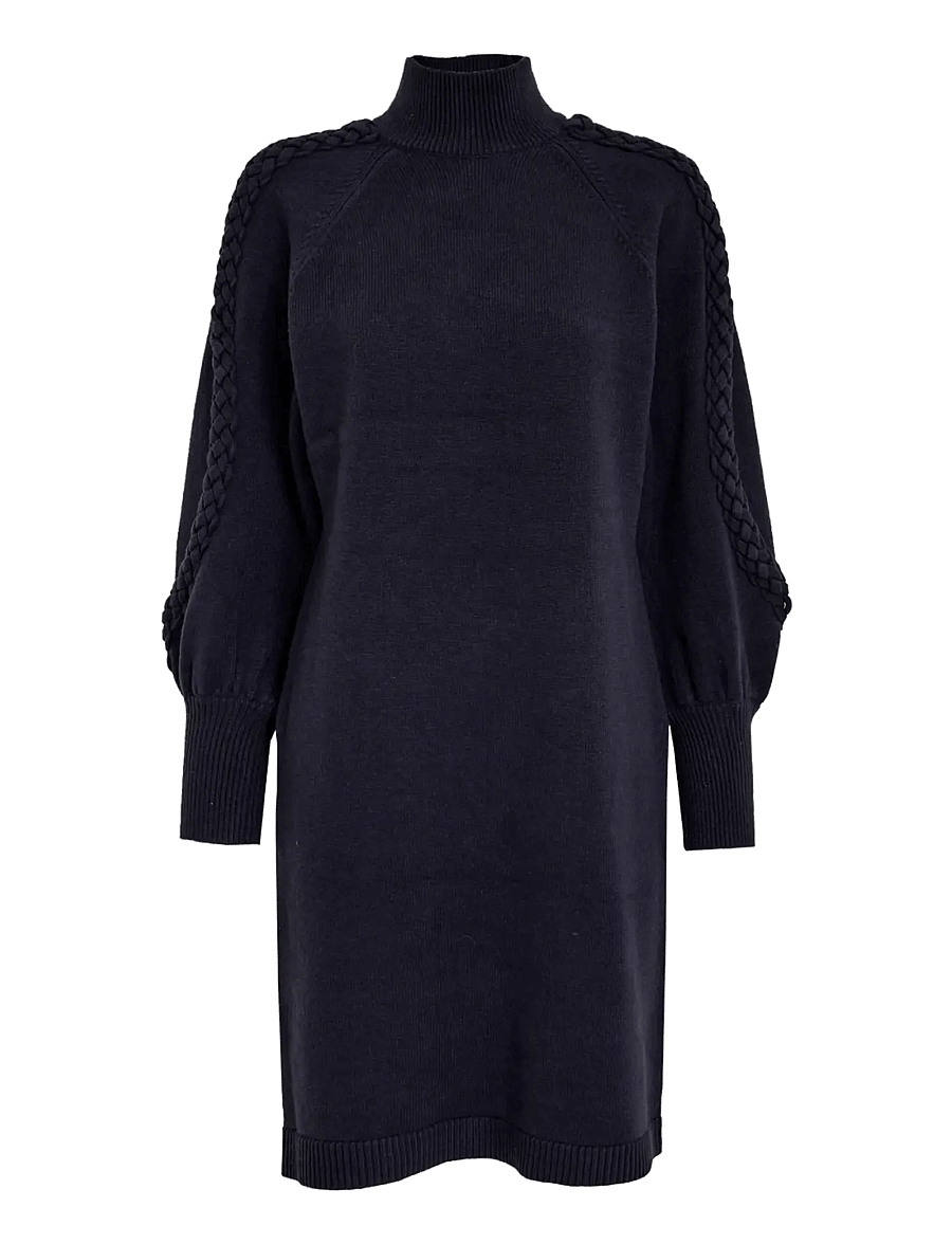Minus - MSVera Knit Dress - strickkleider - sky captain - 0