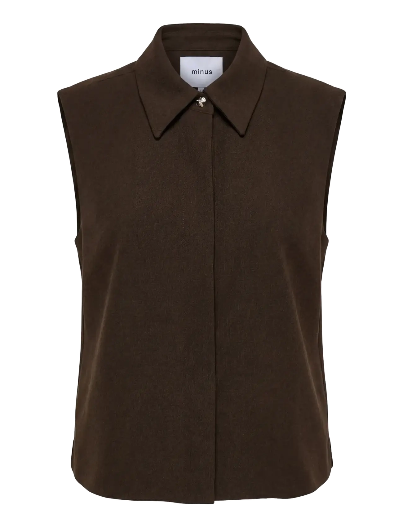 Minus MSLisa Vest - Blusen & Hemden - BRACKEN BROWN / brown