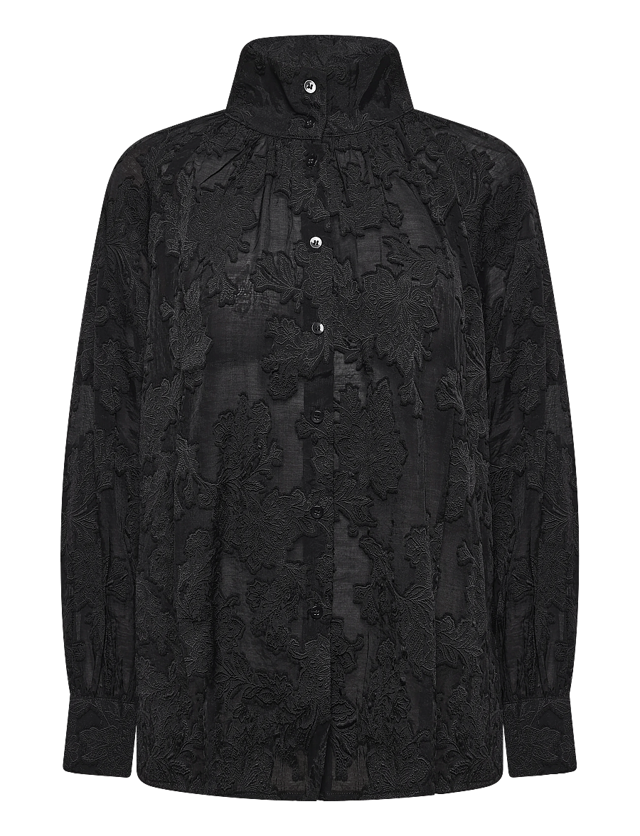 Minus - MSElania Shirt - langærmede skjorter - sort - 1