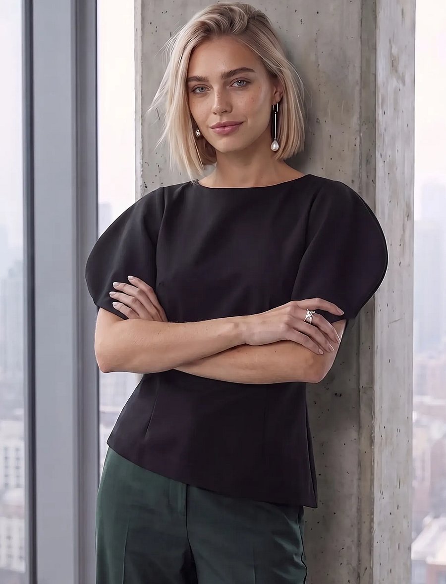 Minus - MSPeggy Top - t-shirts - sort - 0