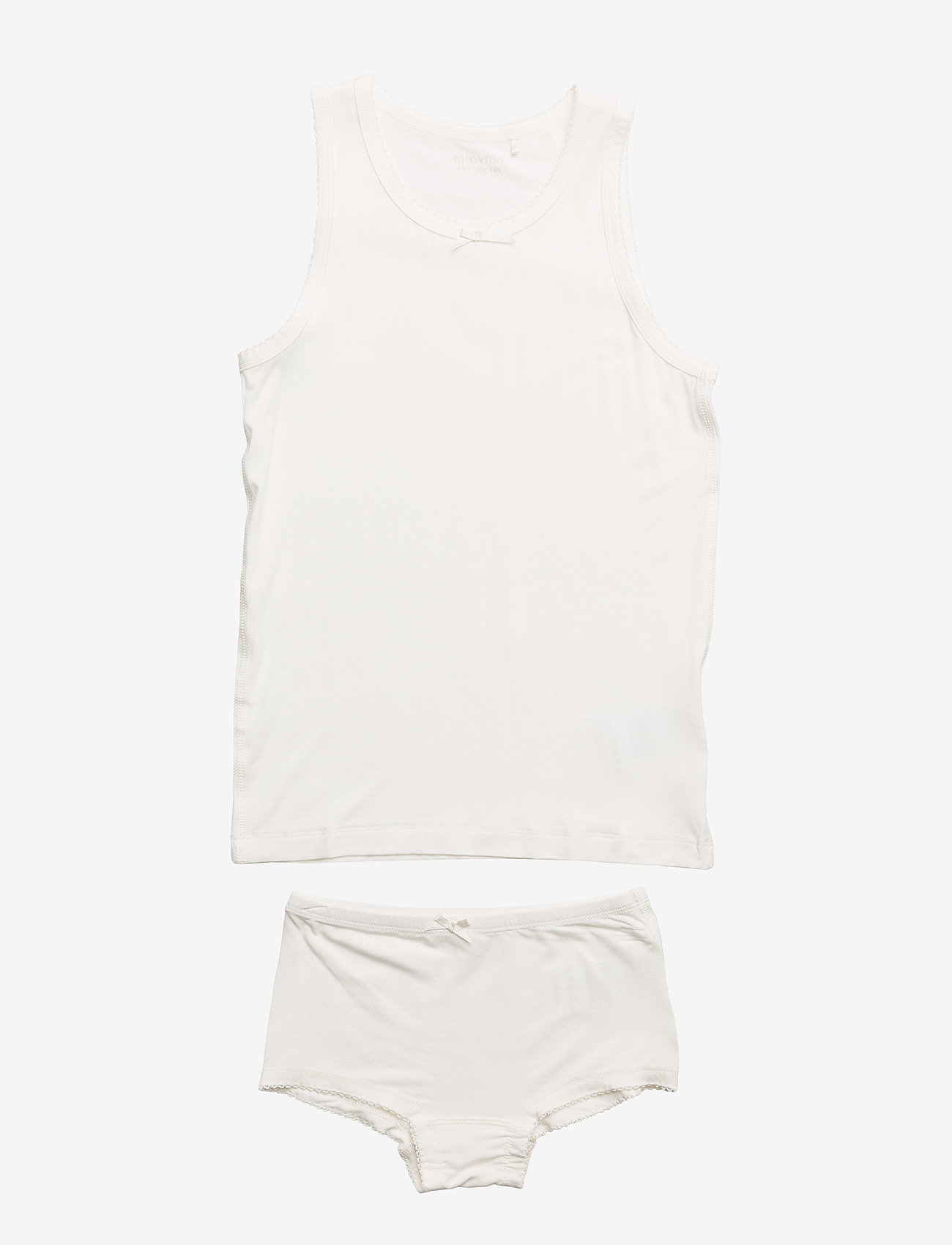 Minymo - Underwear set - Bamboo - najniższe ceny - white - 0