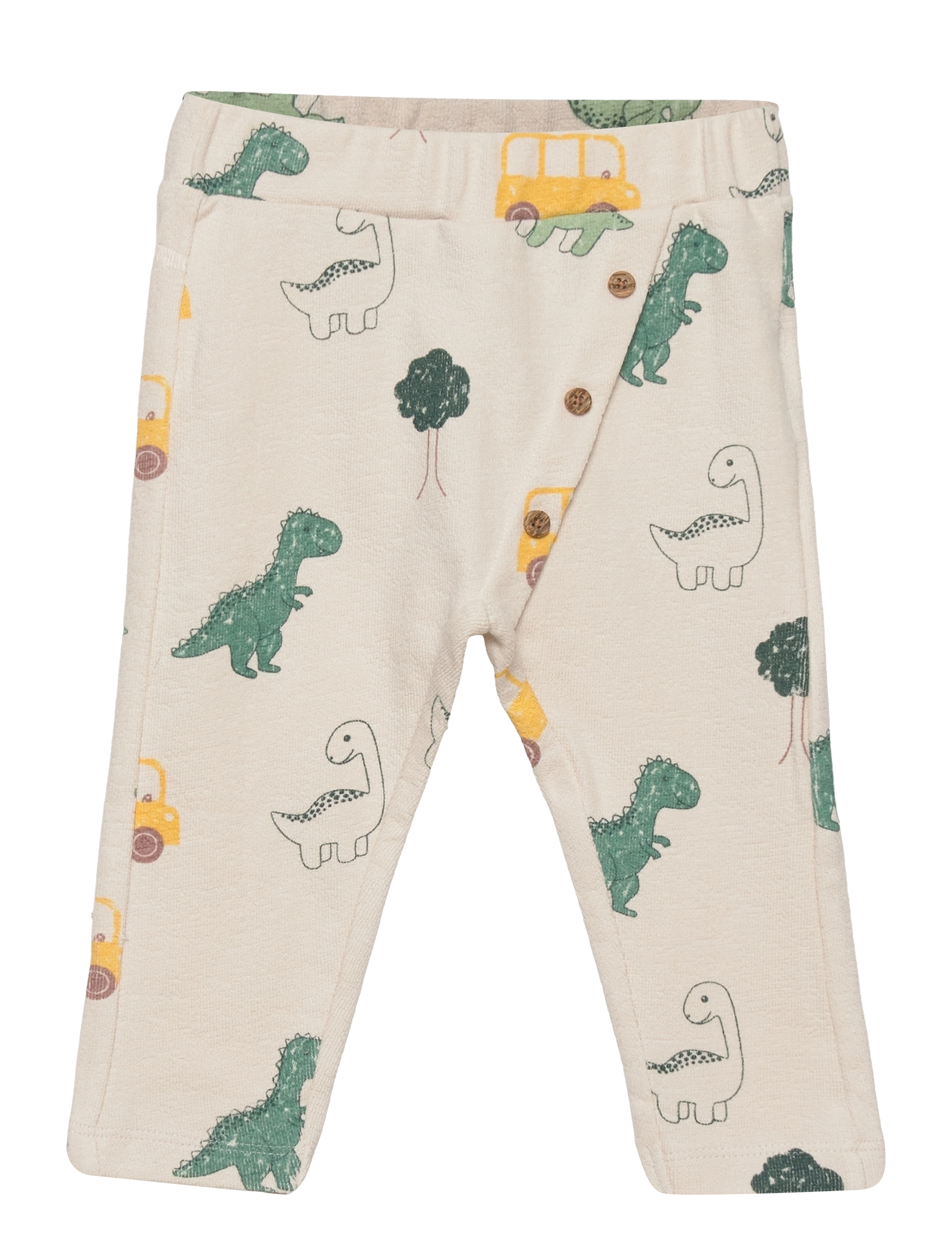 Minymo - Pants AOP Sweat - birch - 0