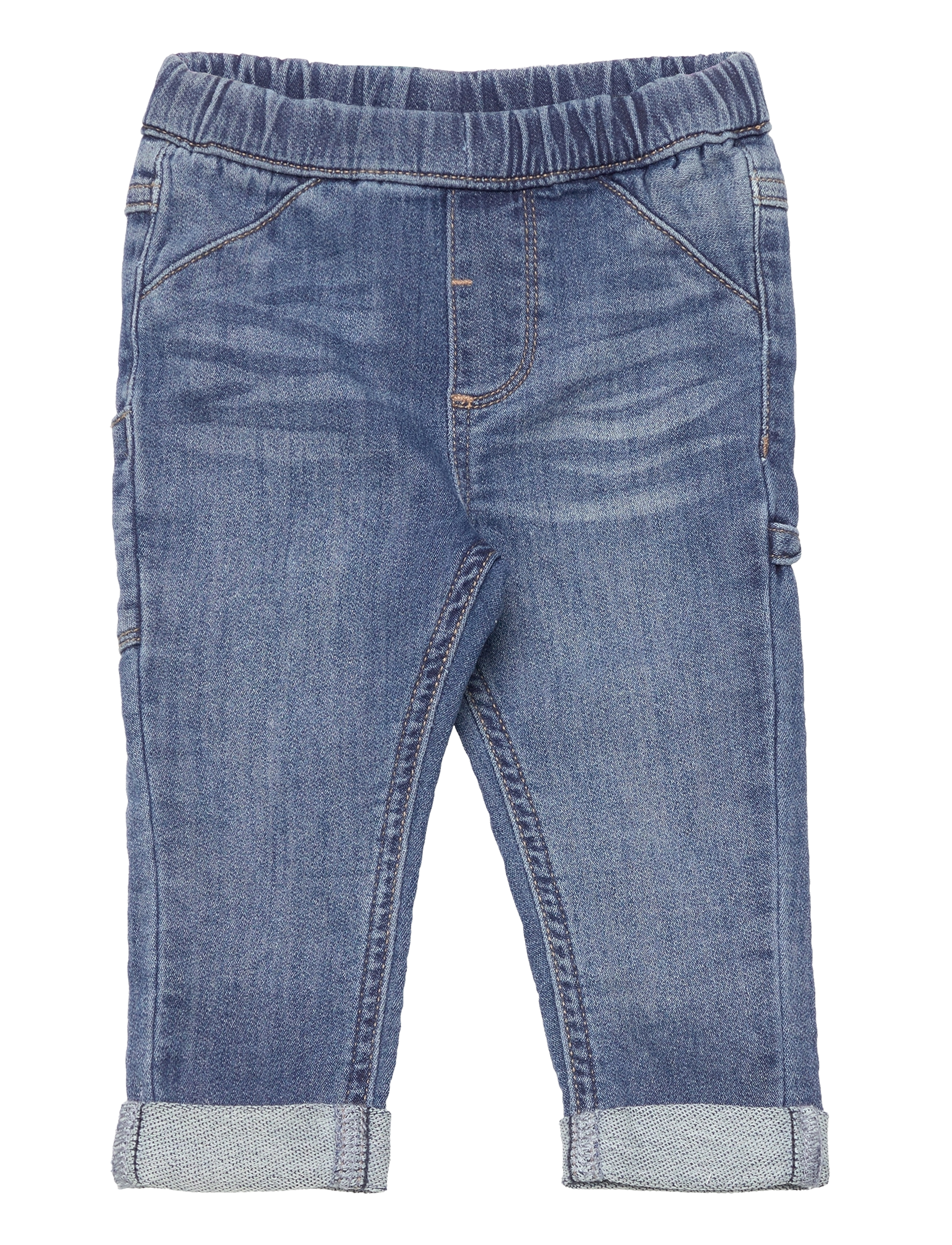 Minymo - Pants Sweat Denim - blue nights - 0