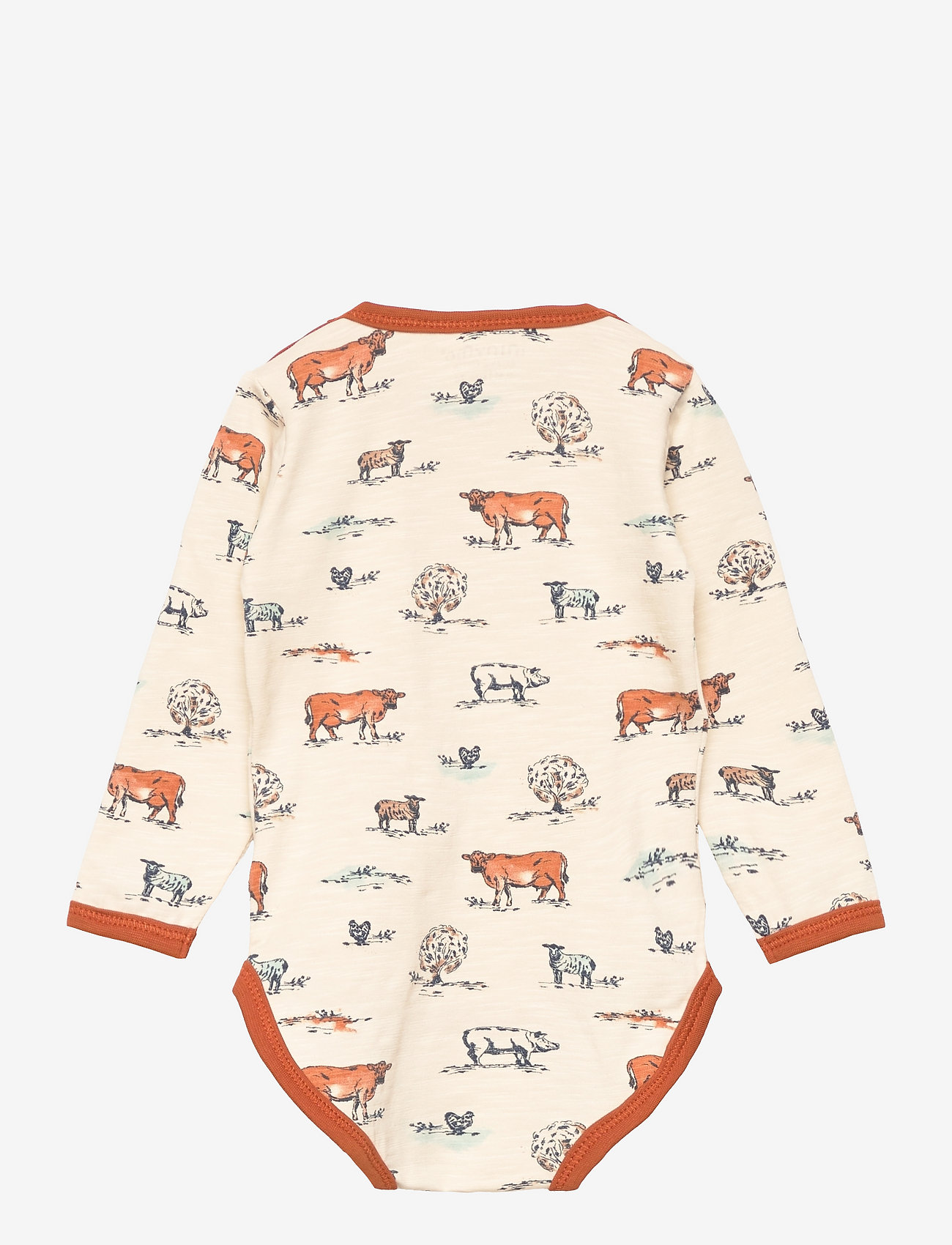 Minymo - Body LS AOP - birch - 1