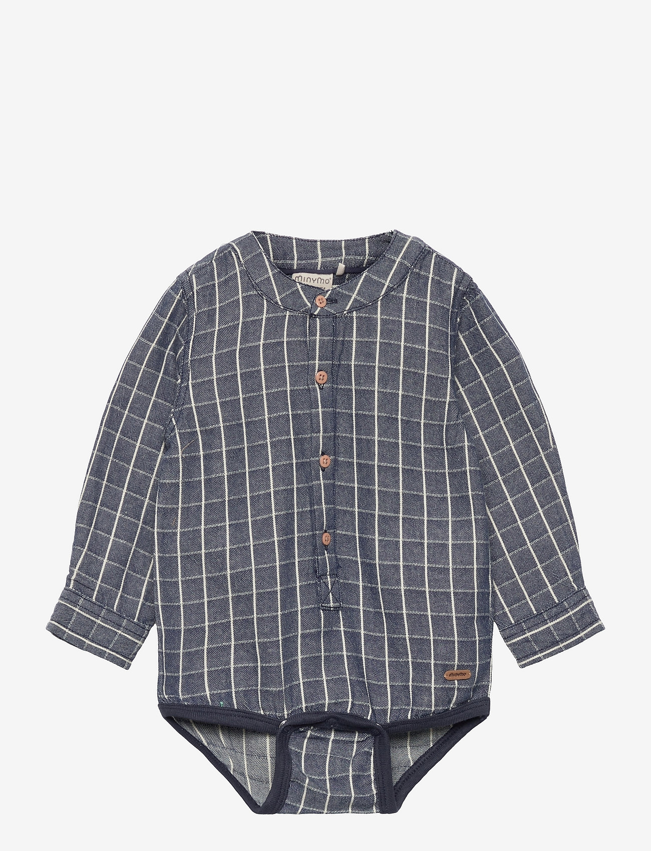 Minymo - Body LS Check - blue nights - 0