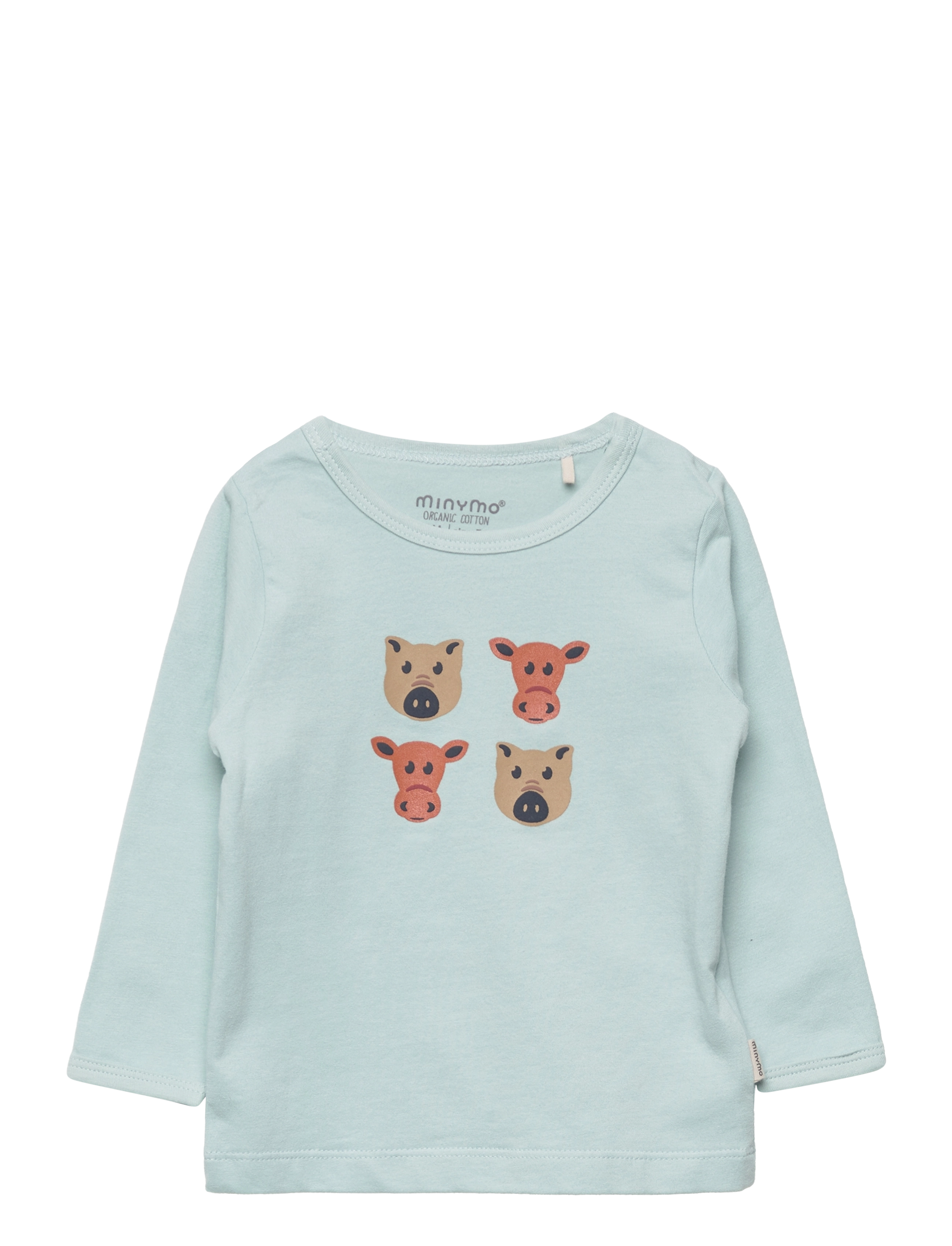 Minymo - T-shirt LS - cloud blue - 0