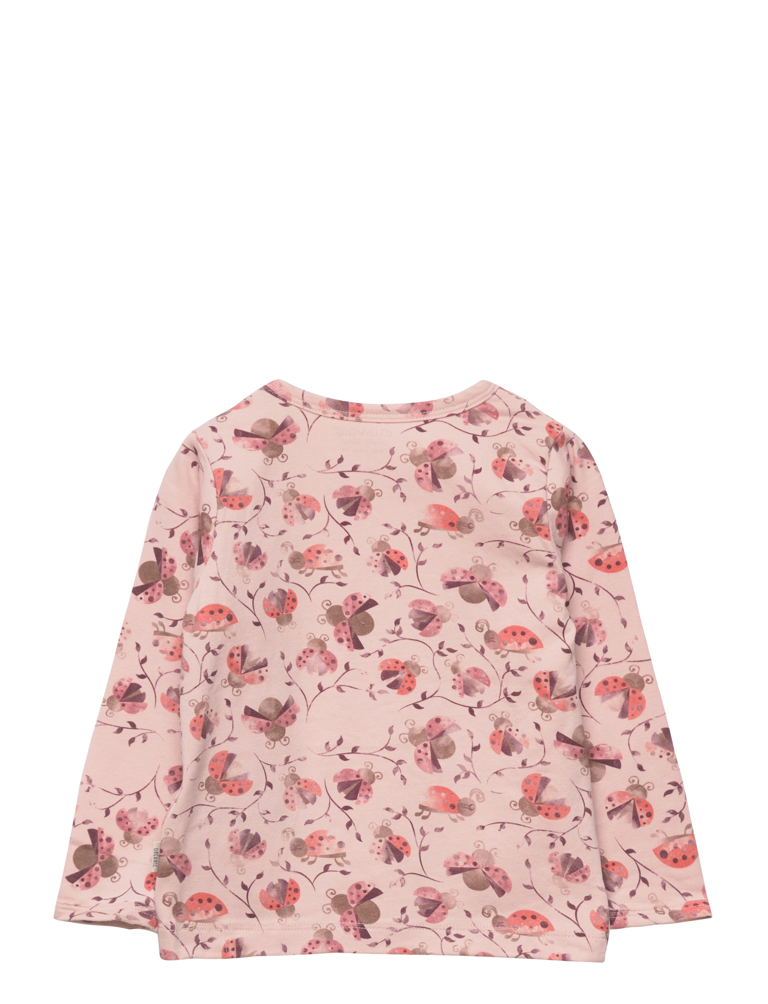 Minymo - T-shirt LS AOP - peach whip - 1