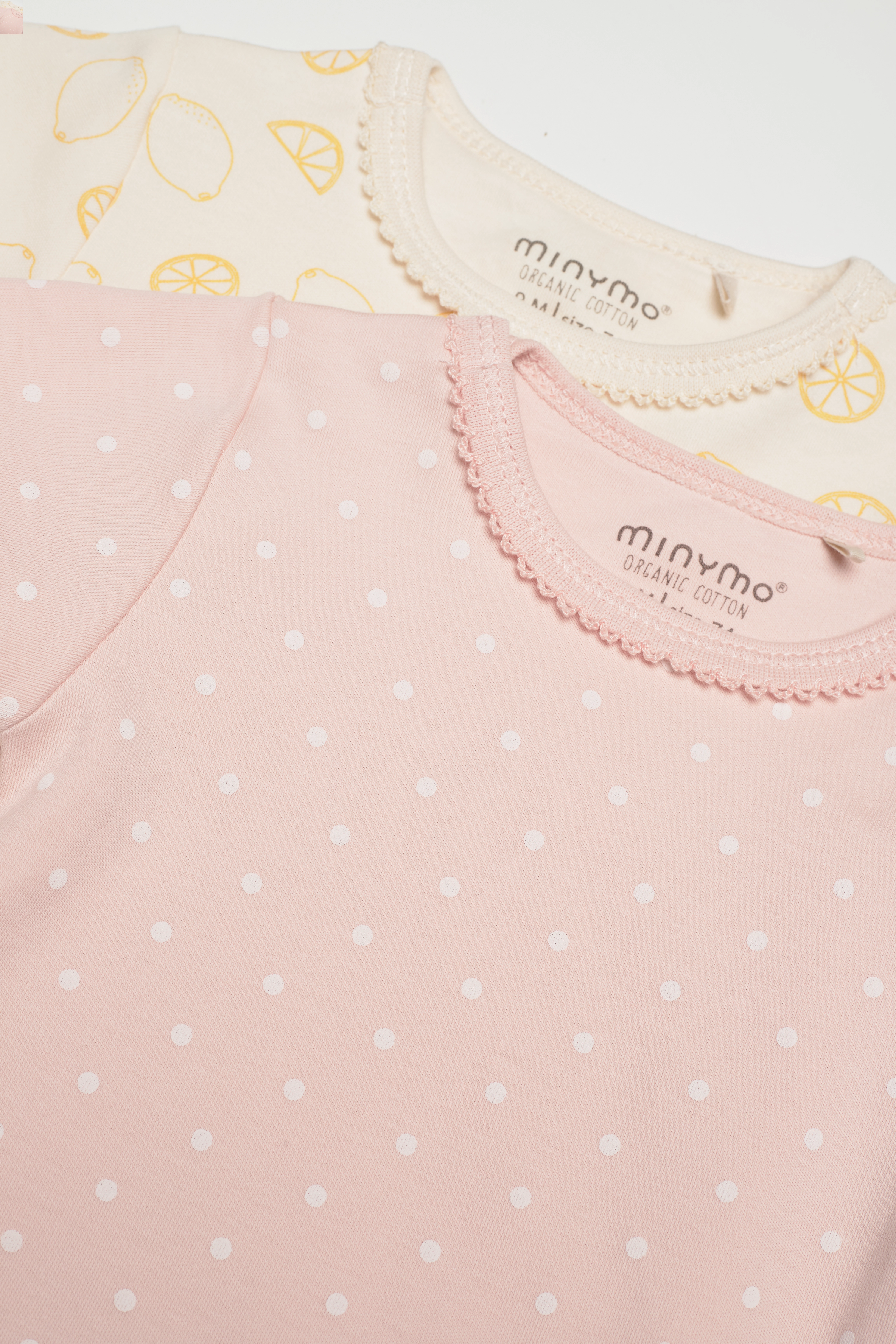 Minymo - Body SS 2-Pack - white swan - 1