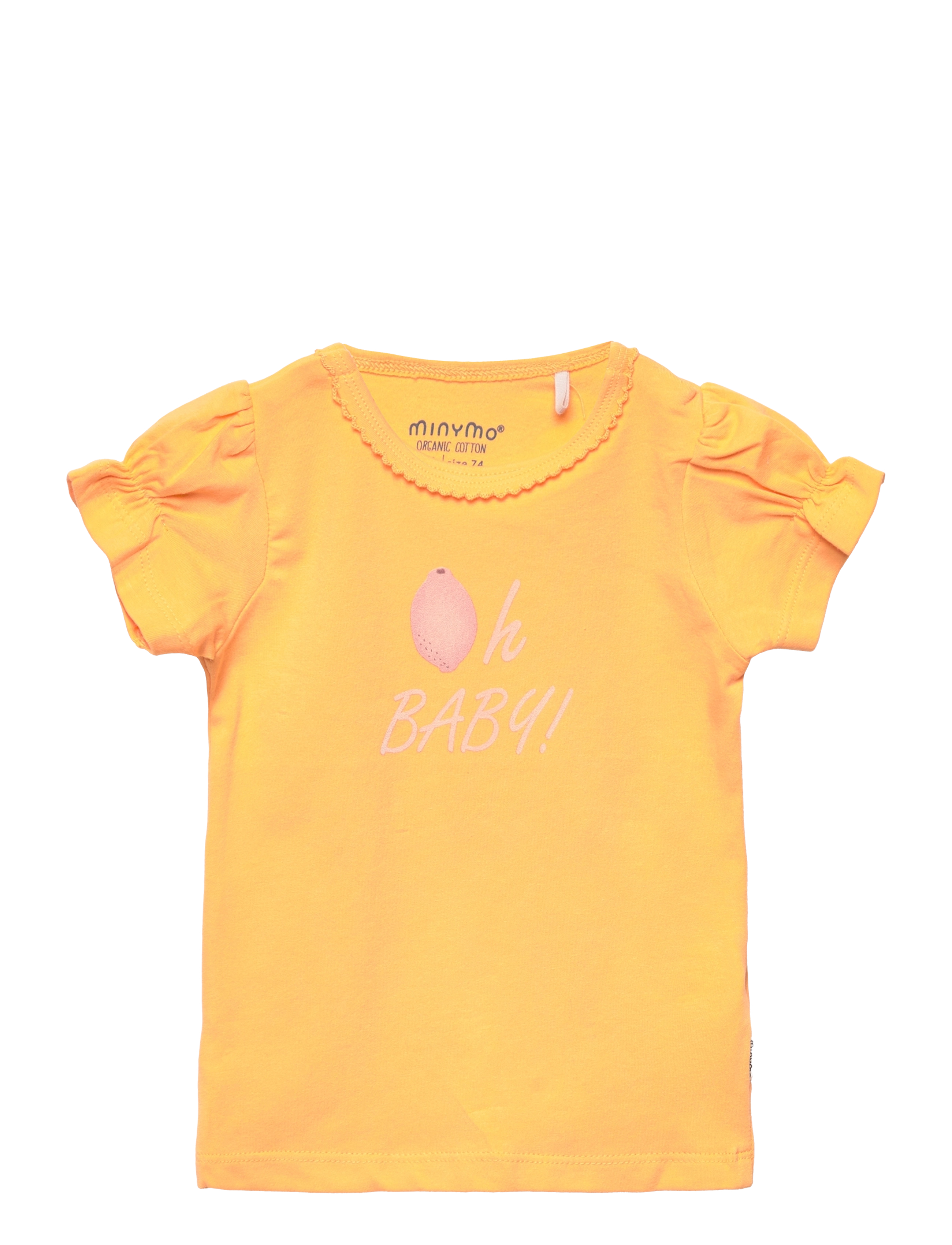 Minymo - T-shirt SS - buff yellow - 0