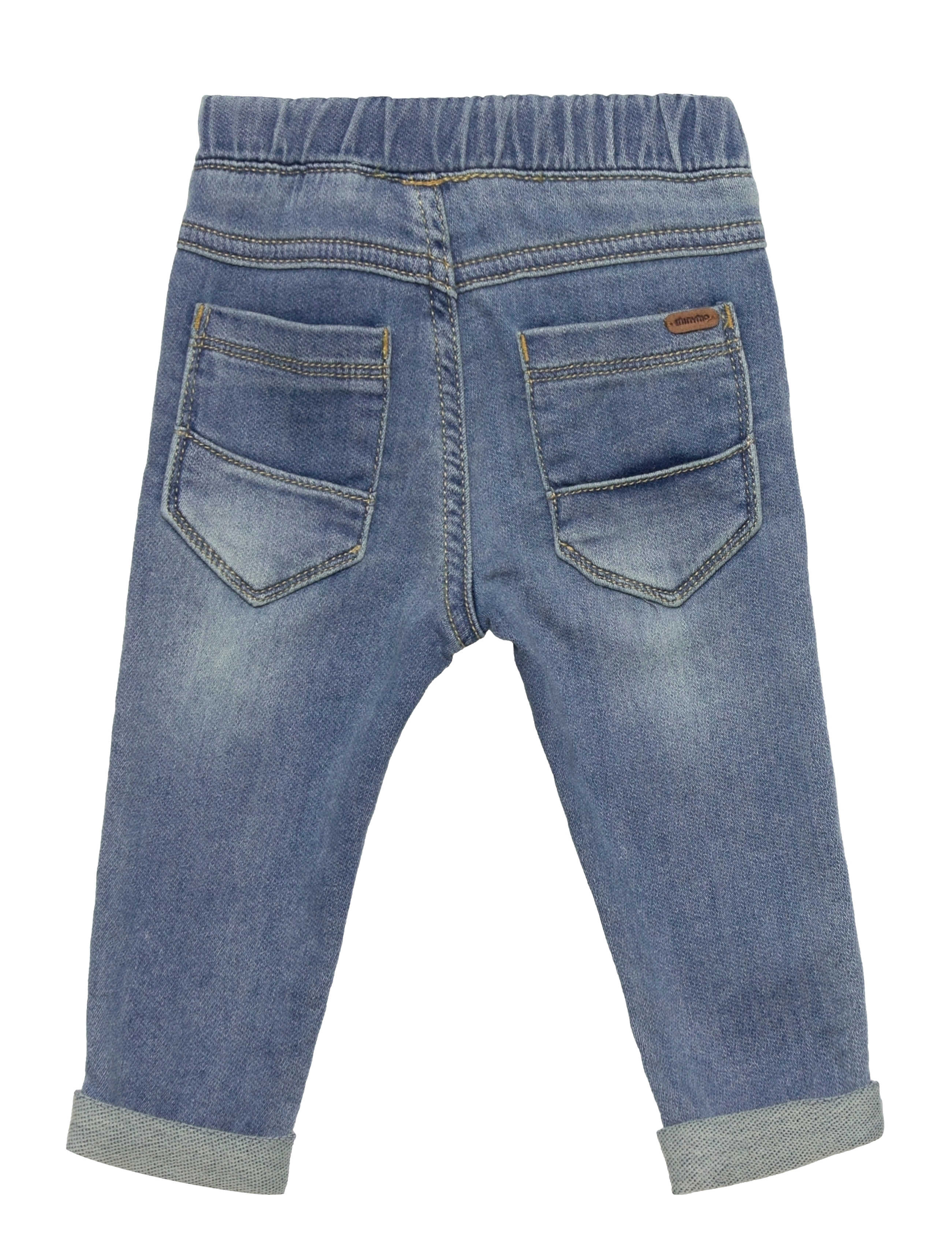 Minymo - Pants Sweat Denim - light blue denim - 1