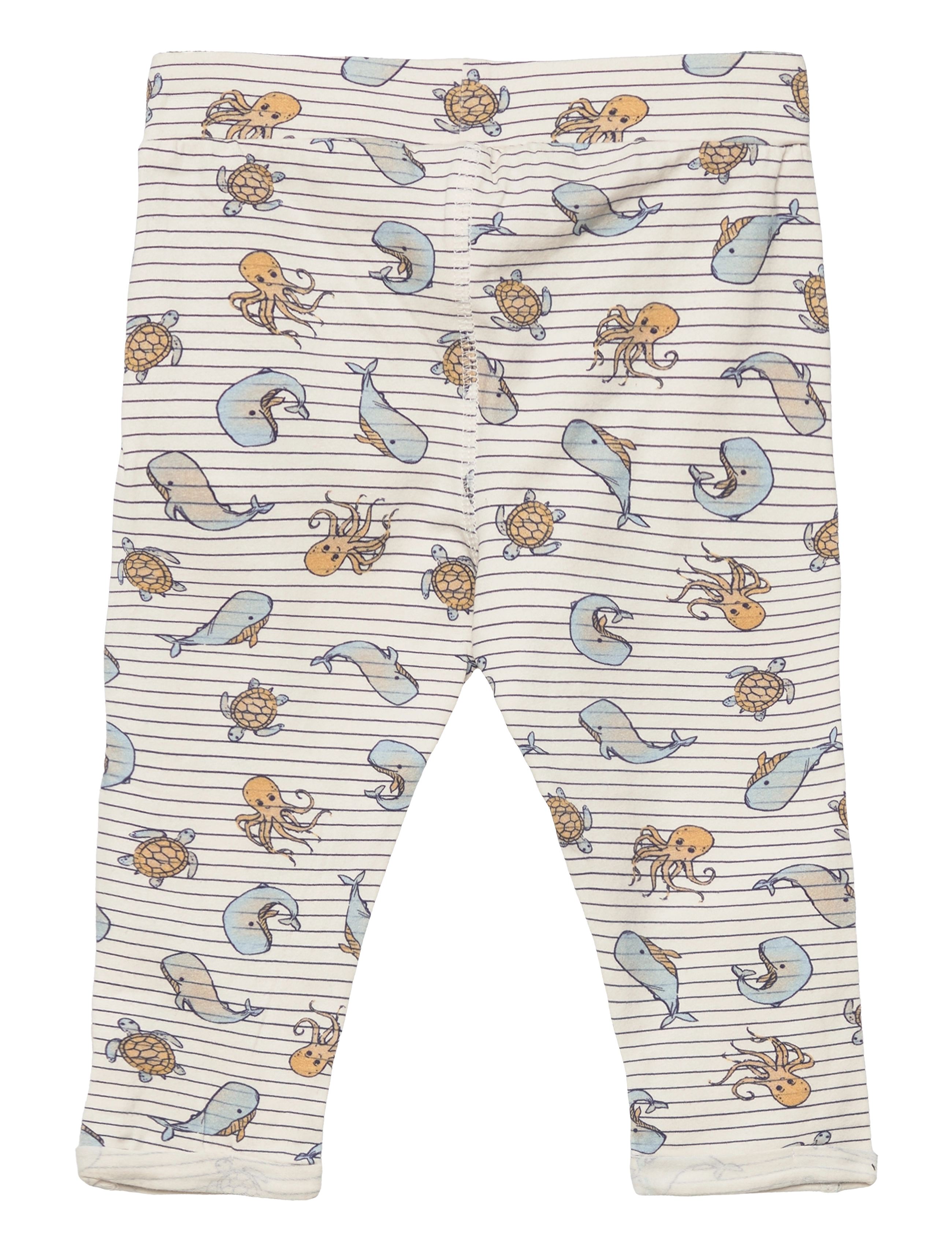 Minymo - Pants AOP - white swan - 1