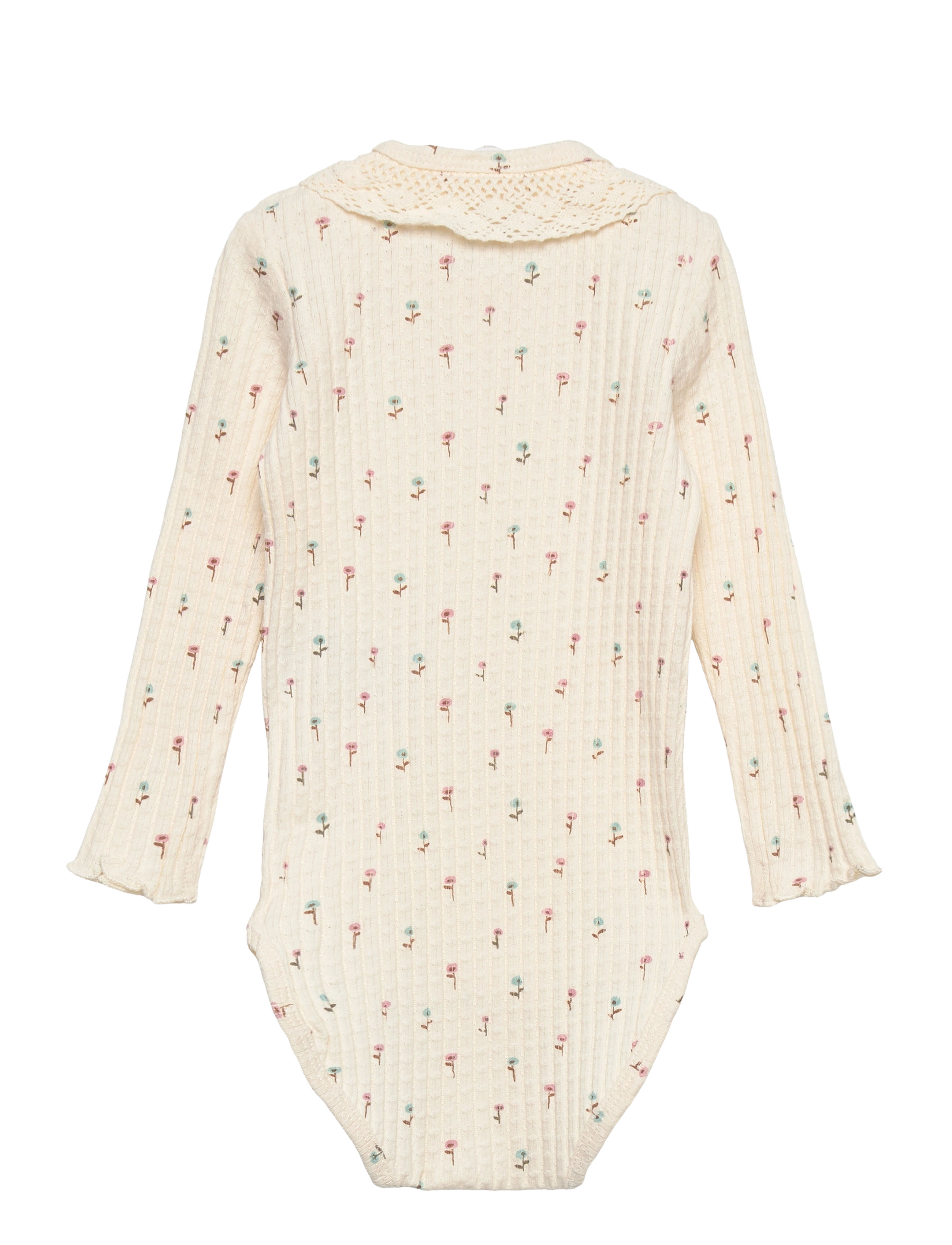 Minymo - Body LS Rib AOP - seedpearl - 1