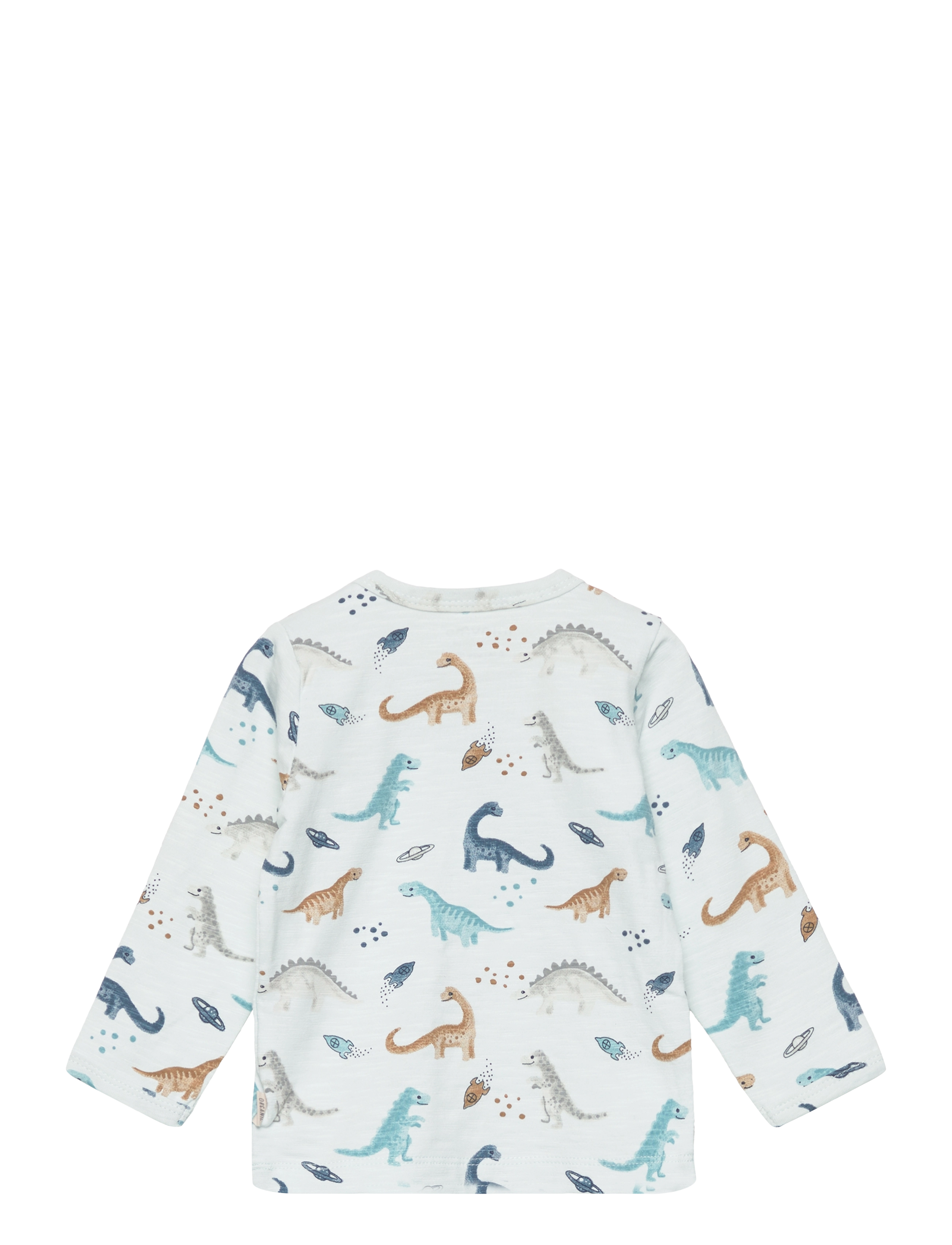 Minymo - T-shirt LS AOP - whispering blue - 1
