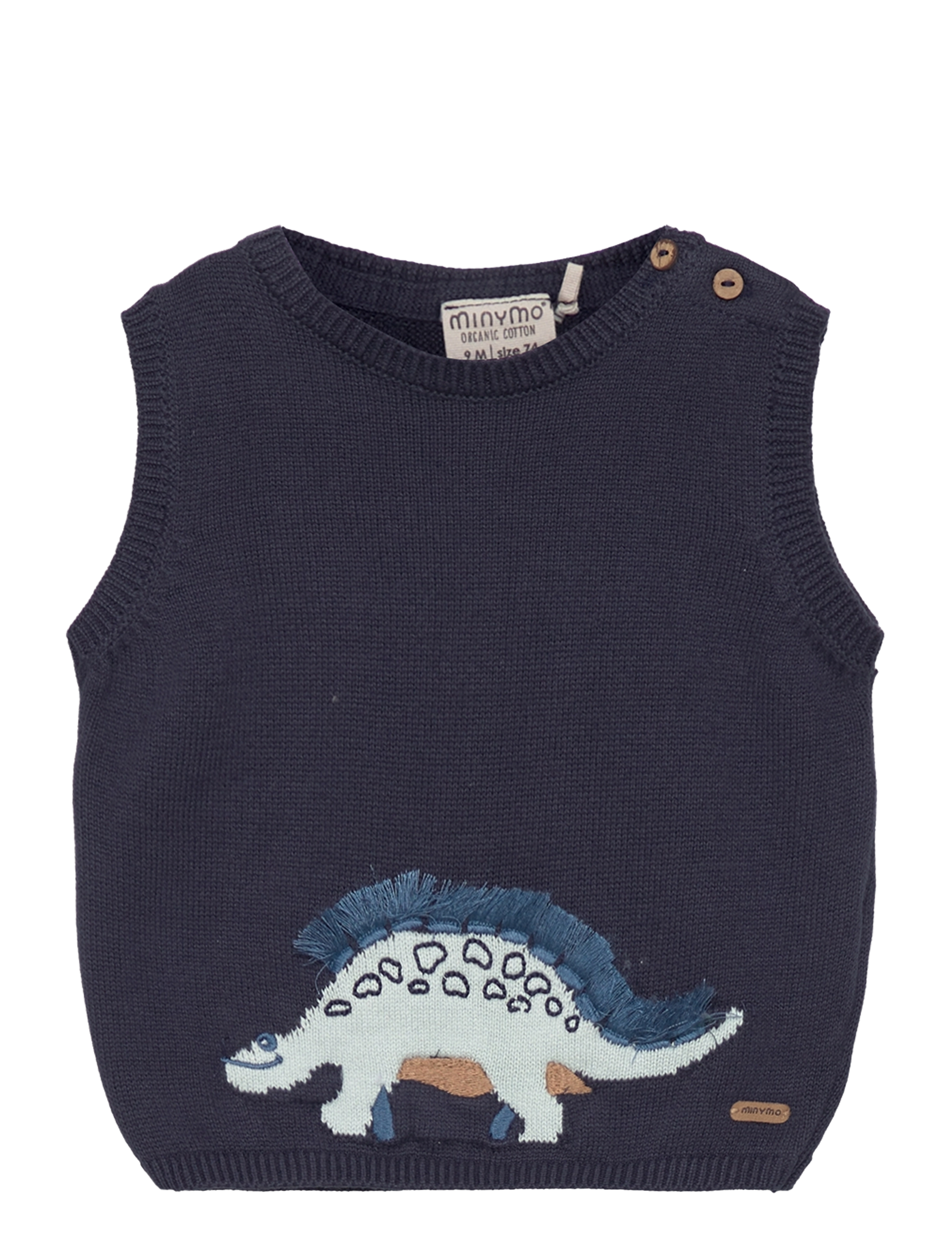 Minymo - Vest Knit - blue nights - 0