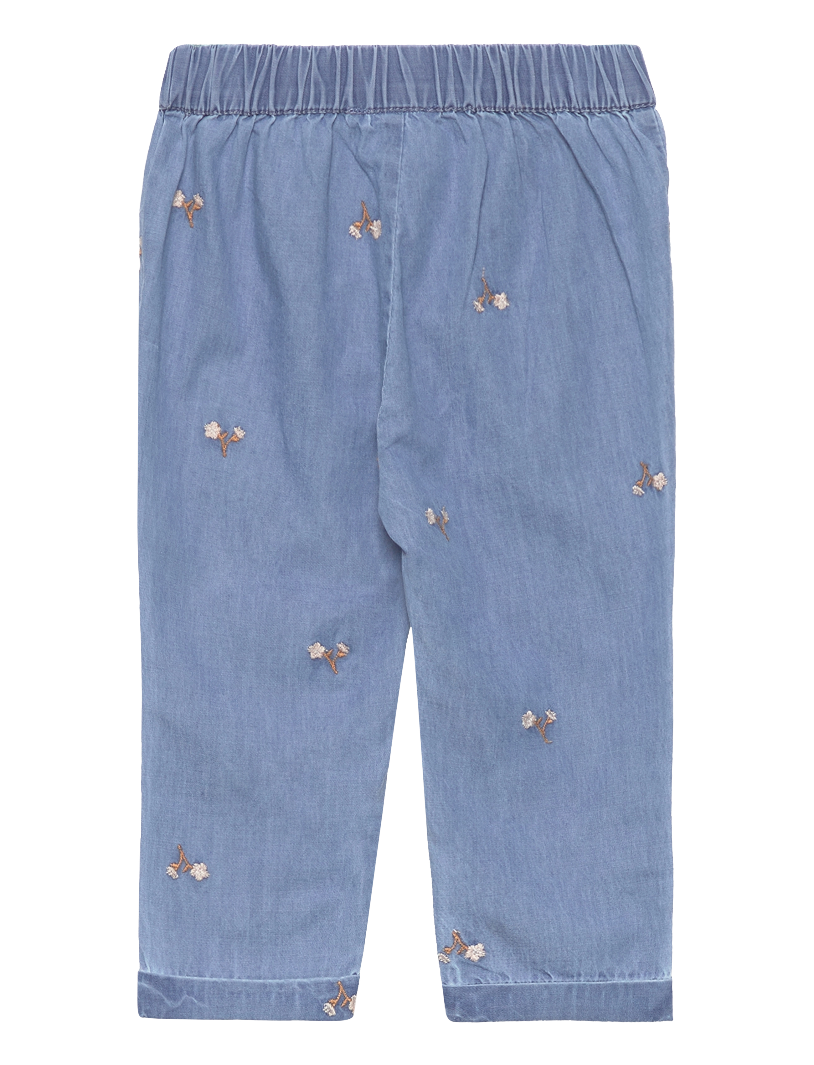 Minymo - Pants Chambray - gray mist - 1
