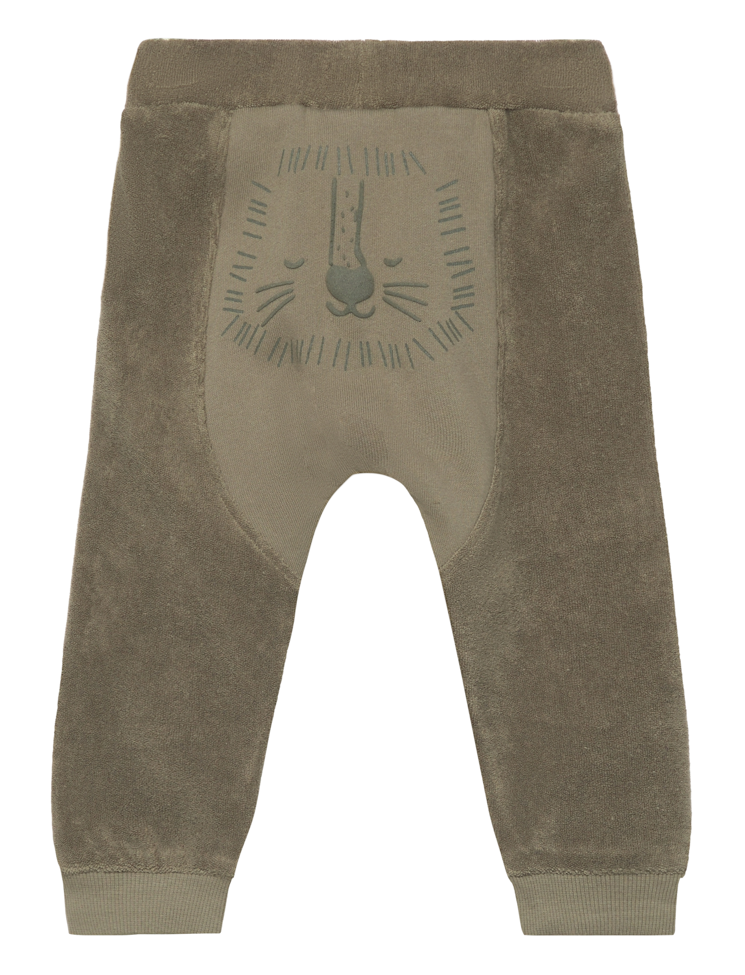 Minymo - Pants Terry - deep lichen green - 1