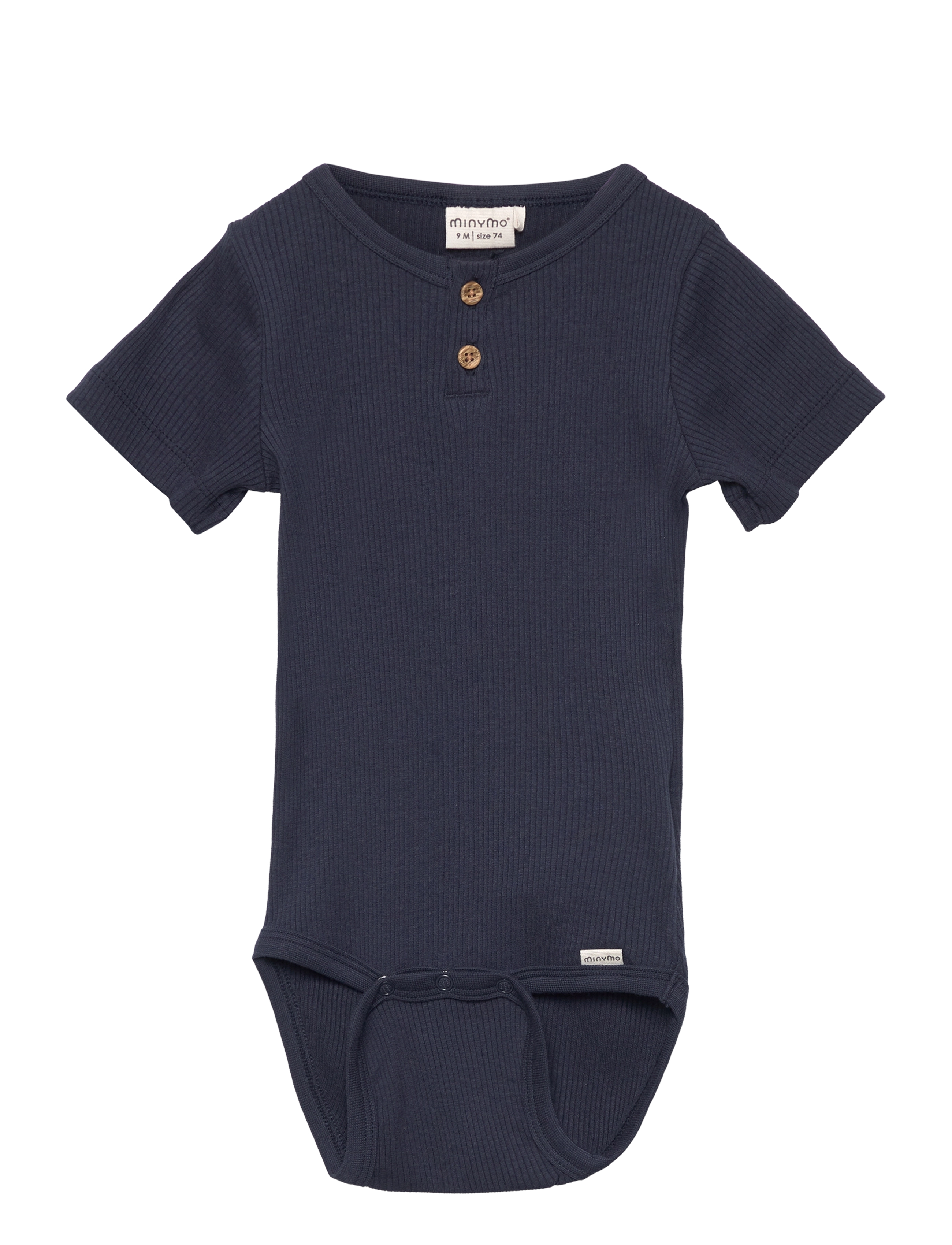 Minymo - Body SS Rib - blue nights - 0