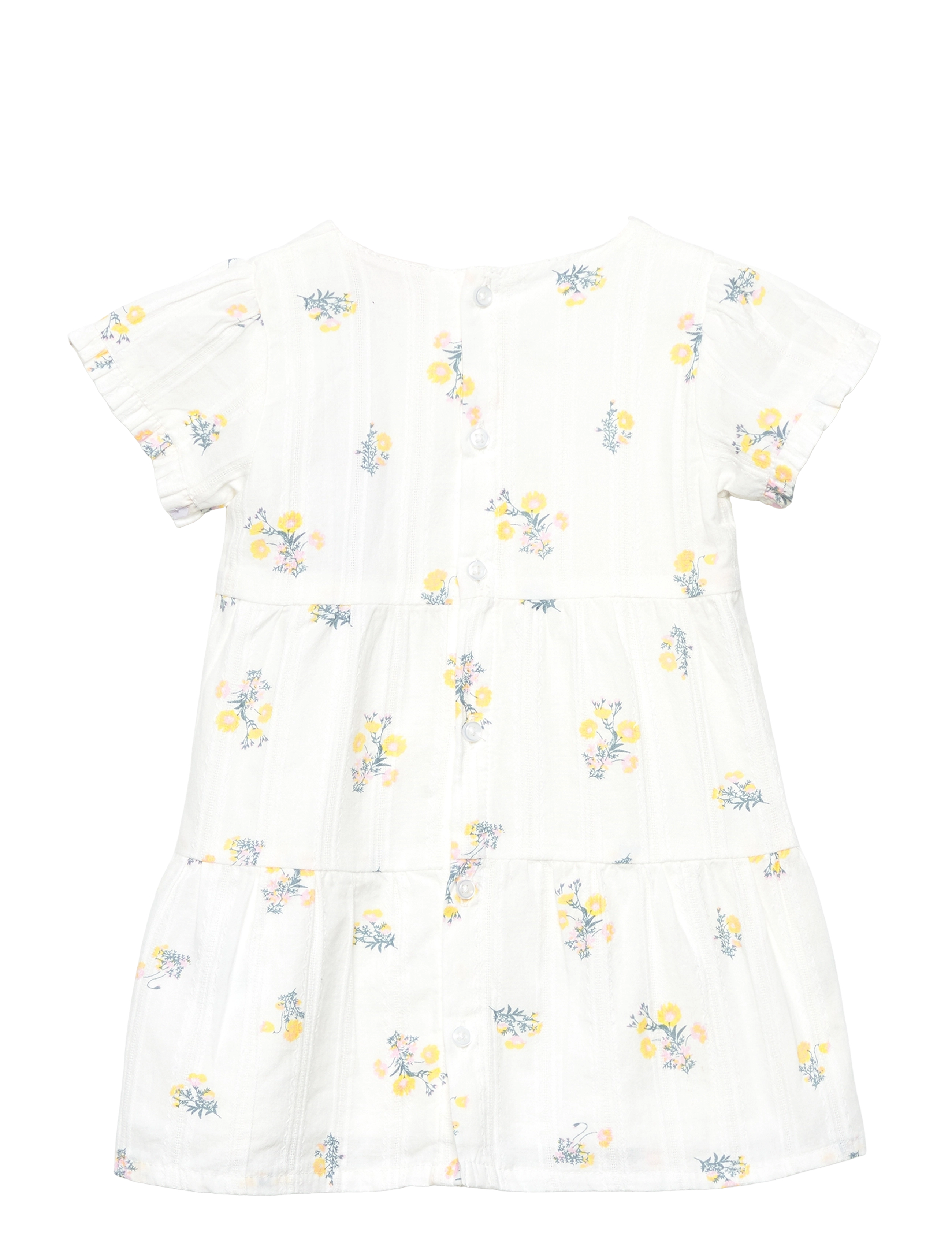 Minymo - Dress SS AOP - snow white - 1