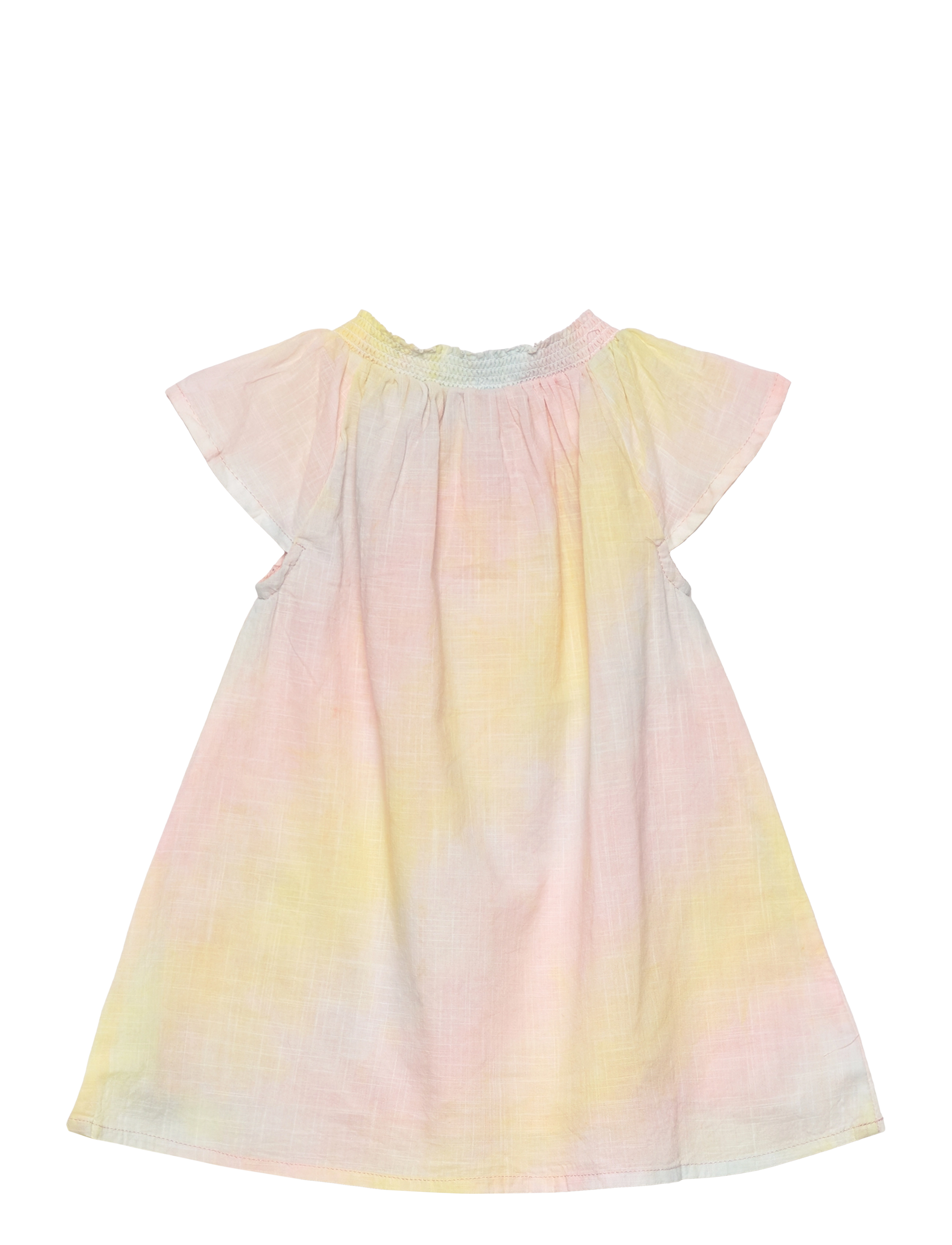Minymo - Dress SS AOP - peach whip - 1