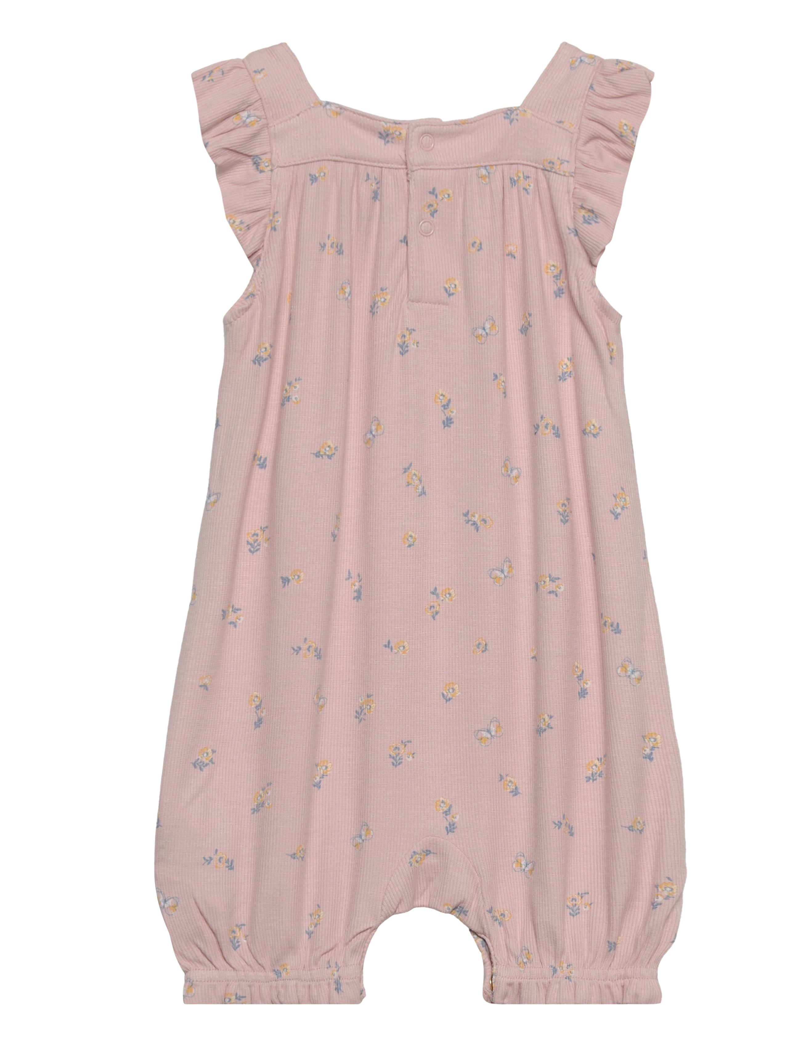 Minymo - Suit NS AOP Rib - peach whip - 1
