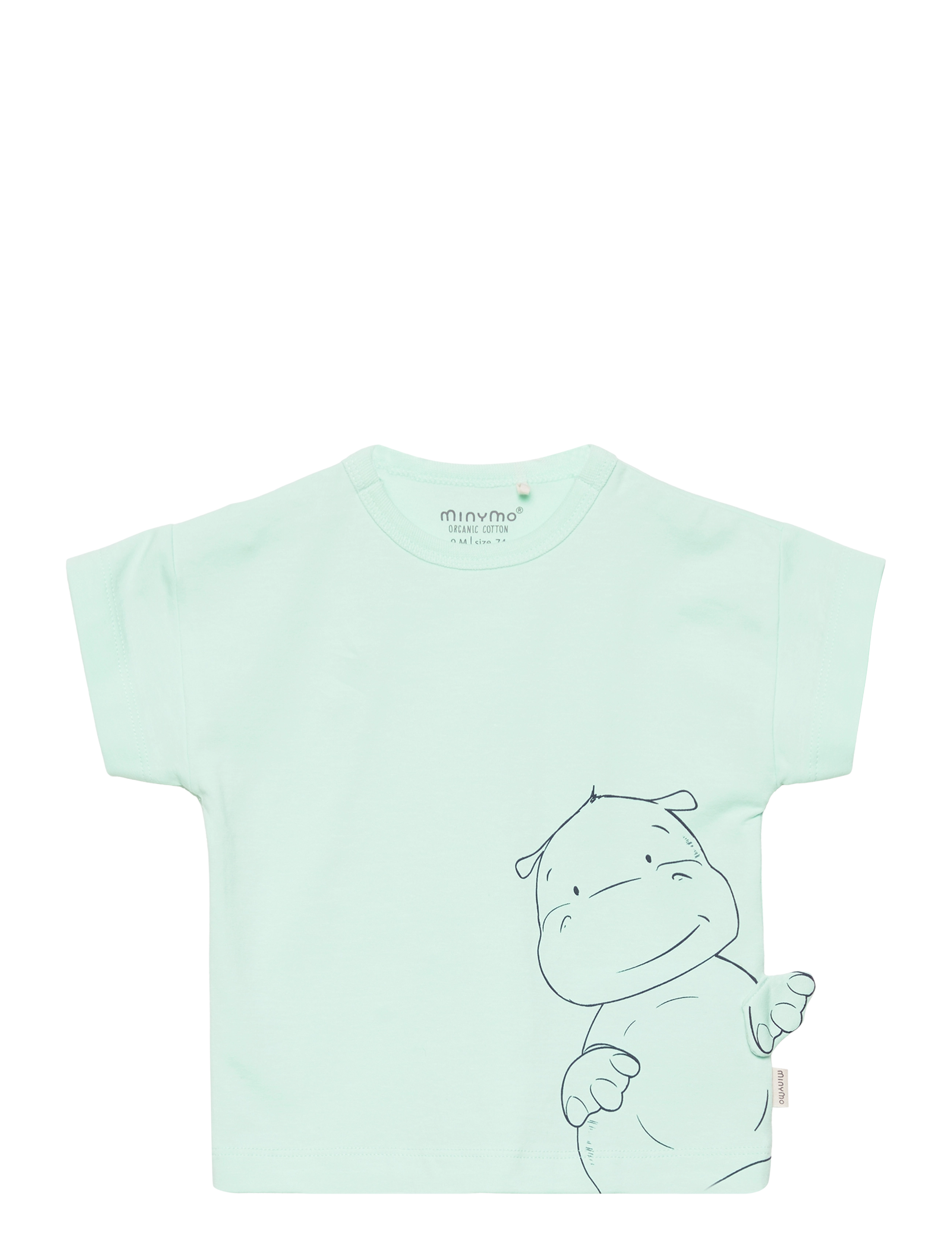 Minymo - T-shirt SS - brook green - 0