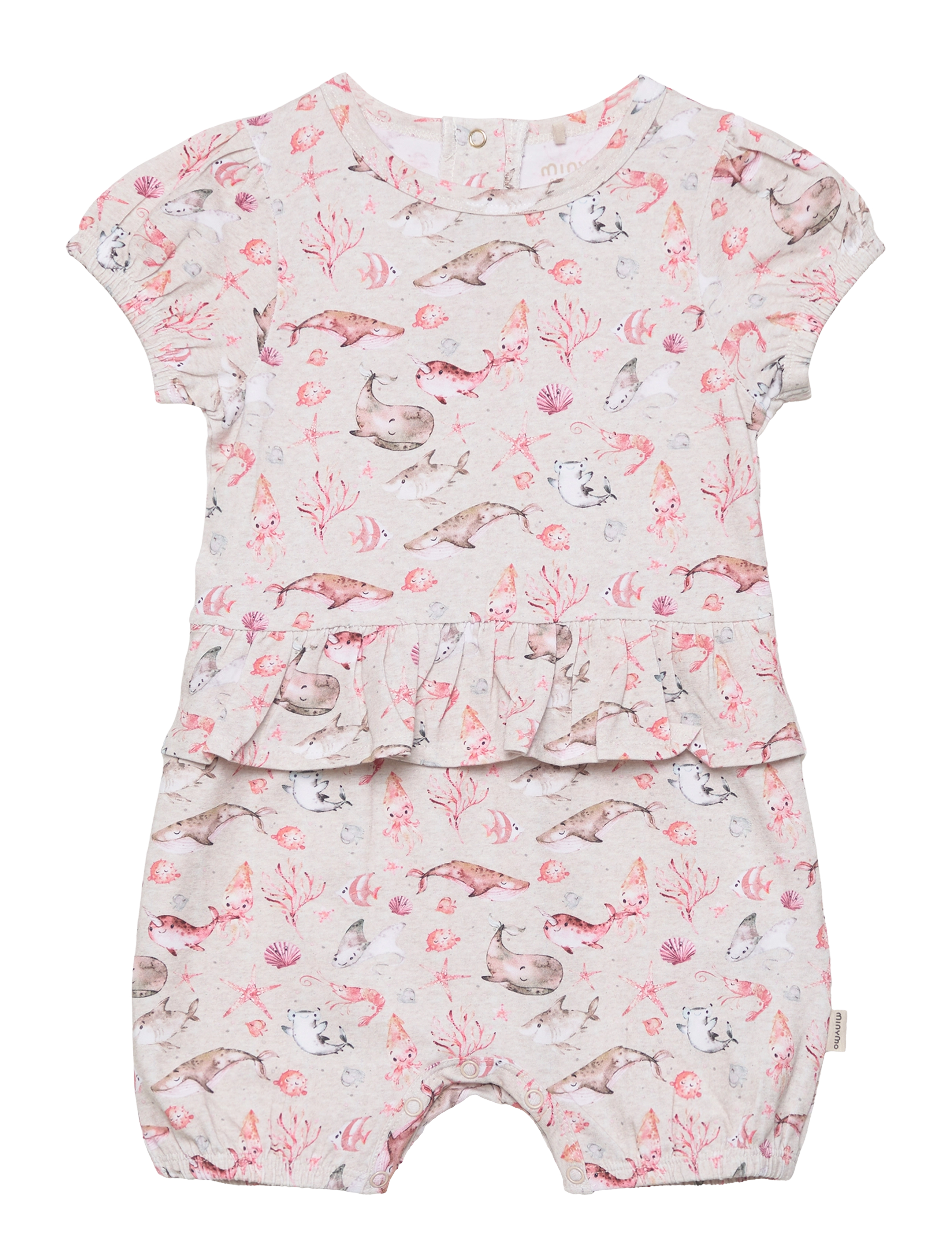 Suit SS AOP - SAND MELANGE