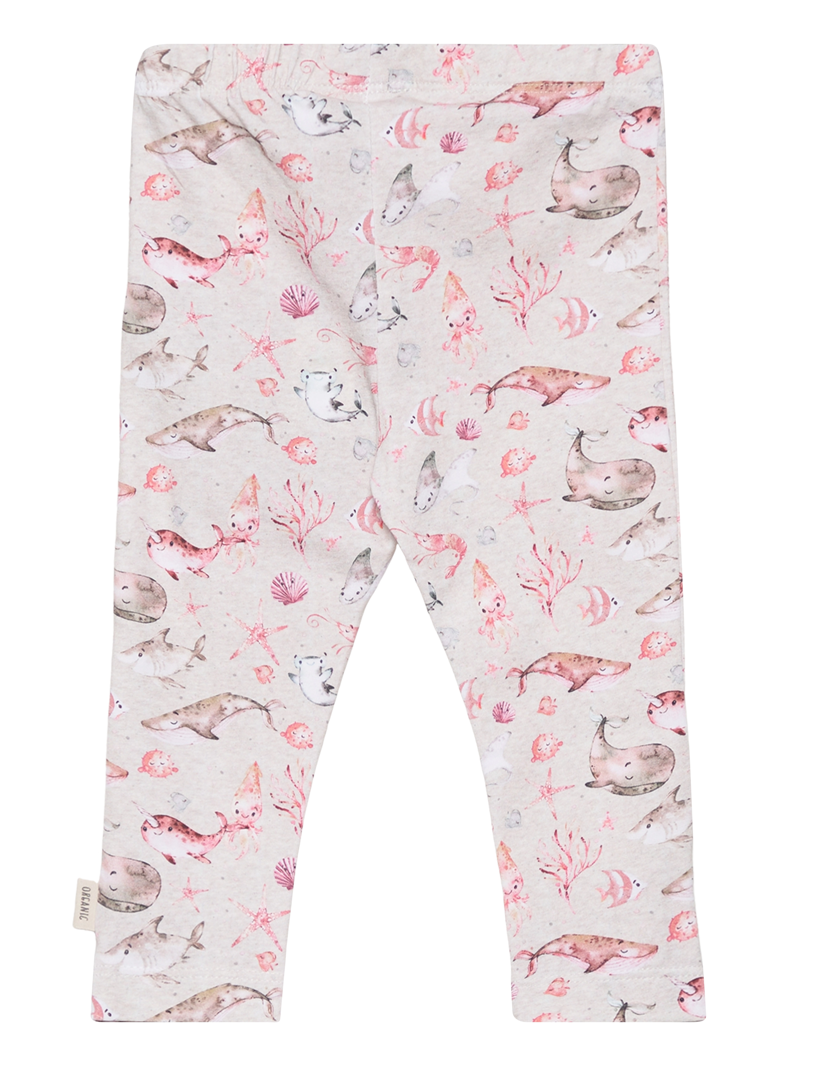 Minymo - Leggings AOP - sand melange - 1