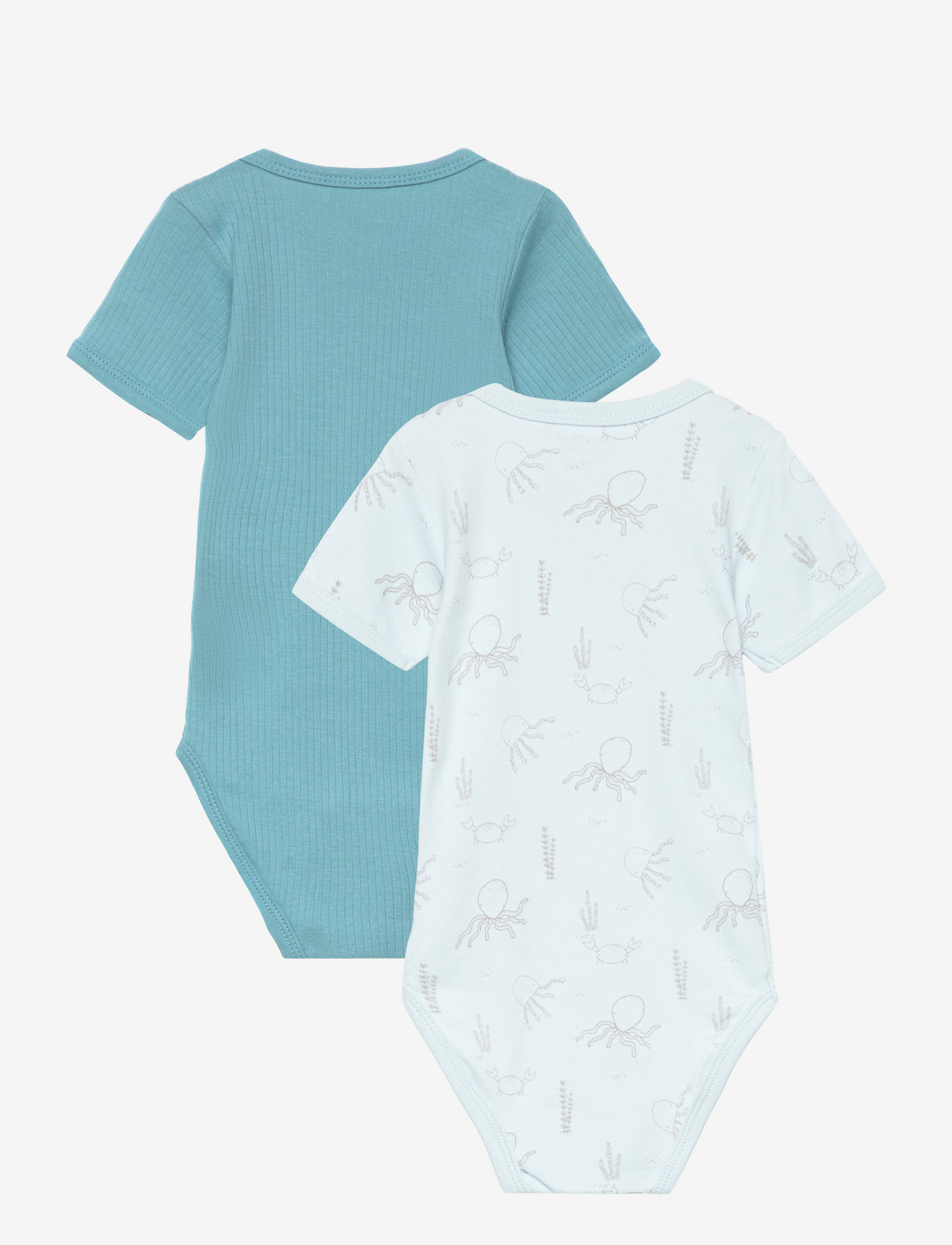 Minymo - Body SS 2-Pack - pastel blue - 1