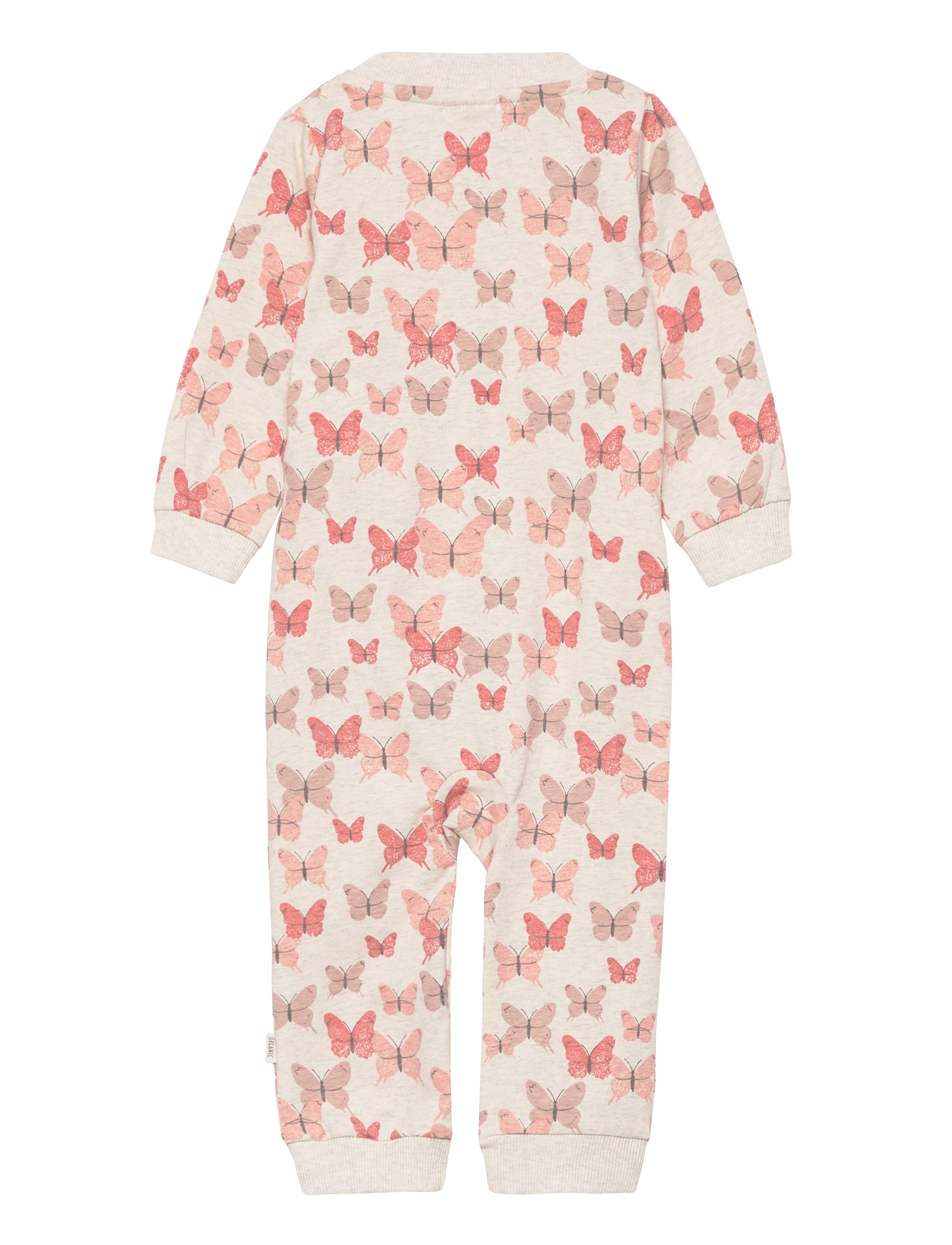 Minymo - Nightsuit LS AOP - sand melange - 1