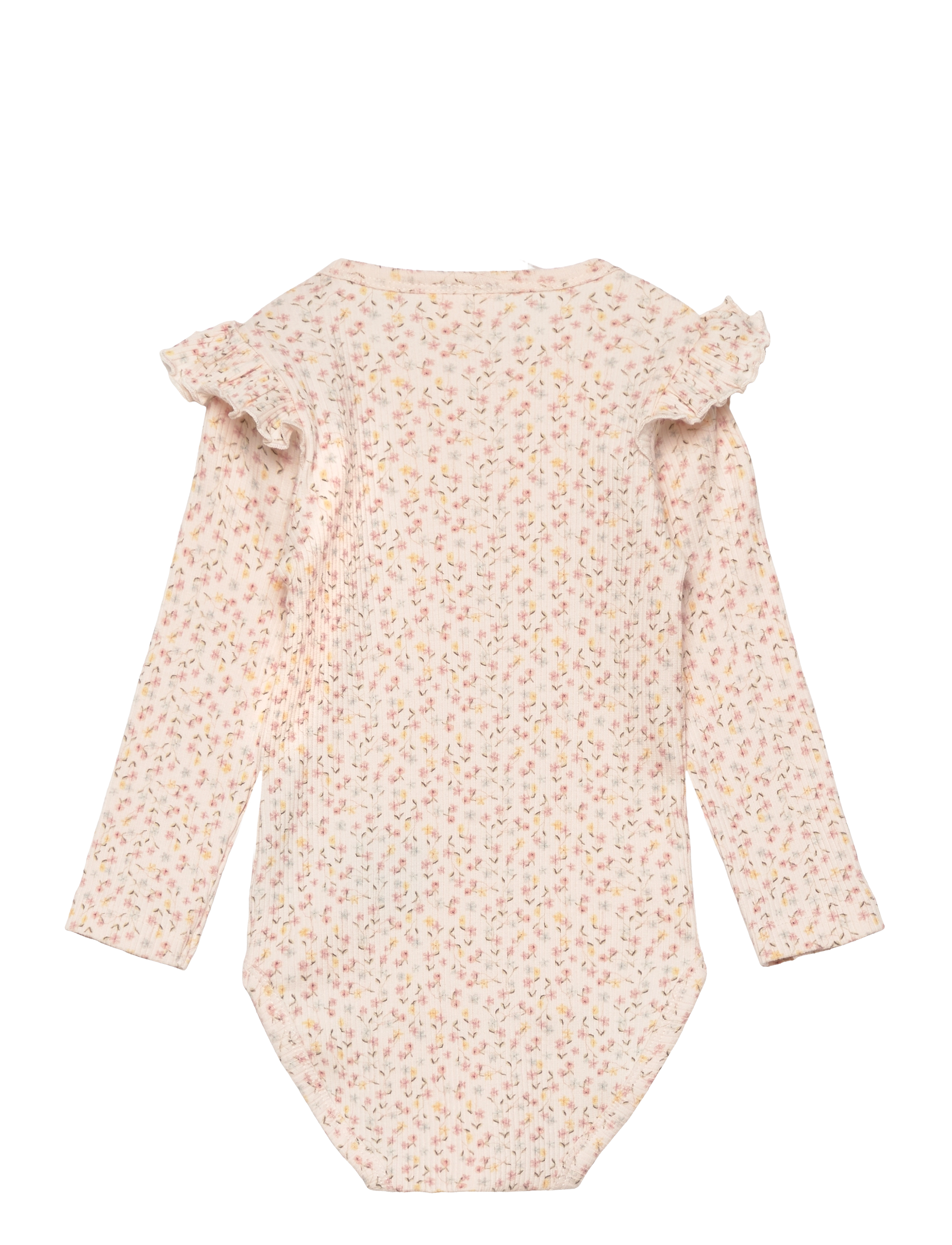 Minymo - Body LS AOP Rib - pink champagne - 1