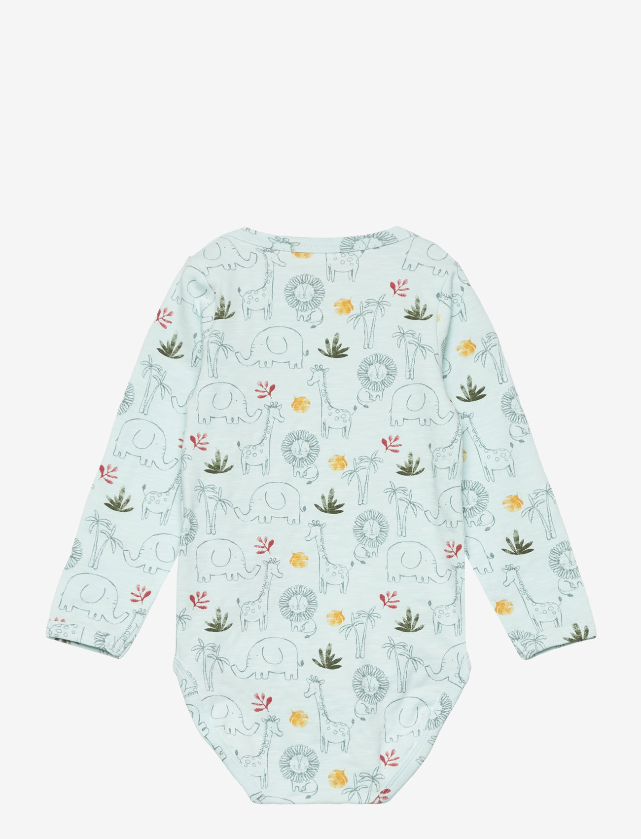 Minymo - Body LS AOP - misty blue - 1