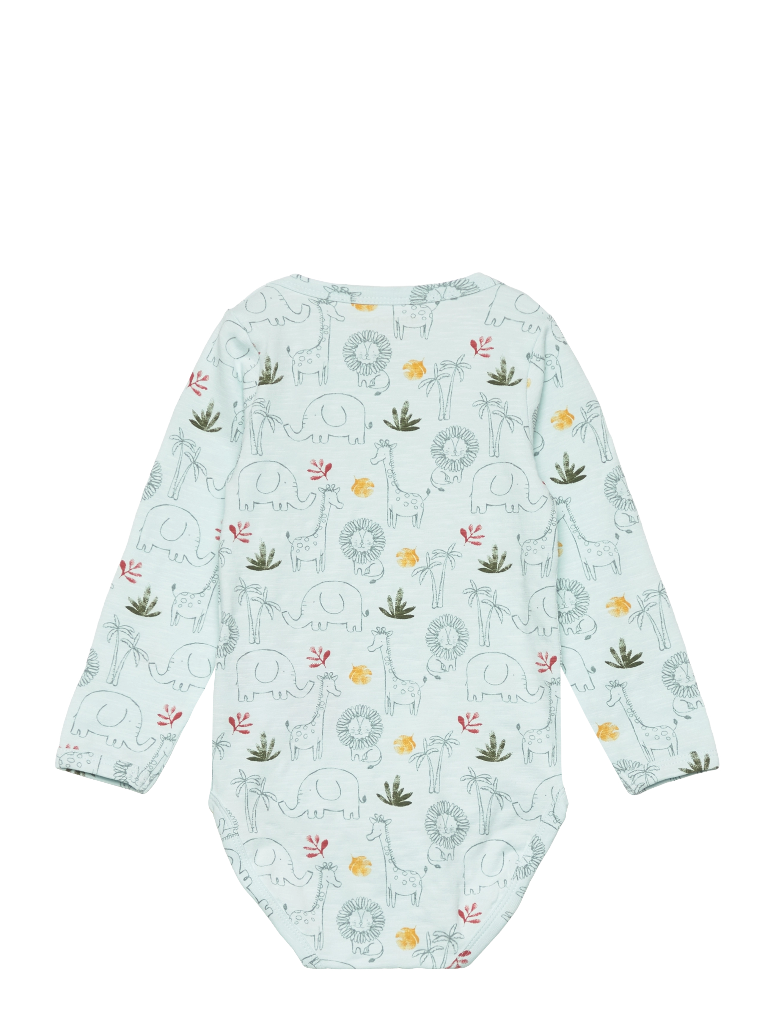 Minymo - Body LS AOP - misty blue - 1