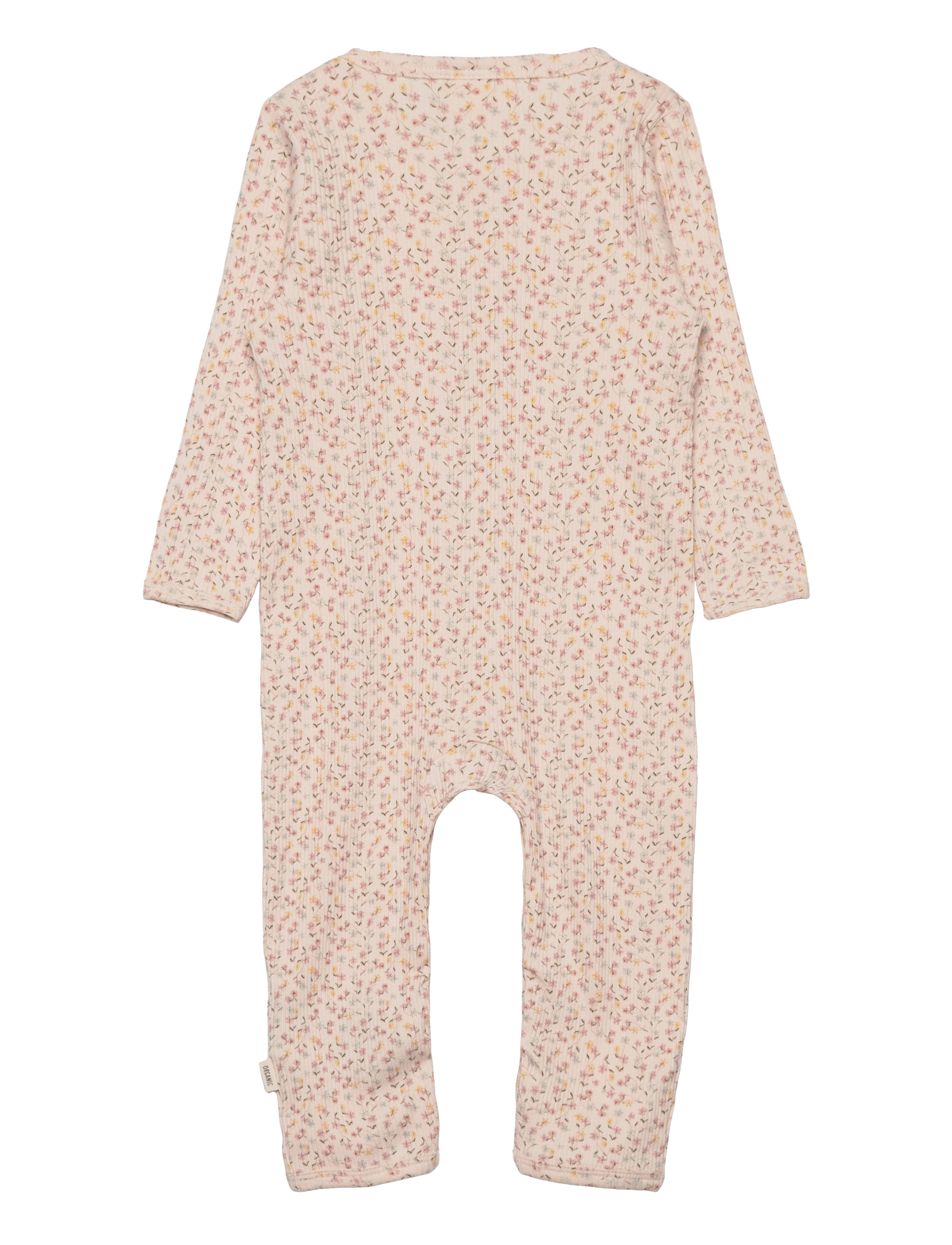 Minymo - Suit LS AOP Rib - pink champagne - 1