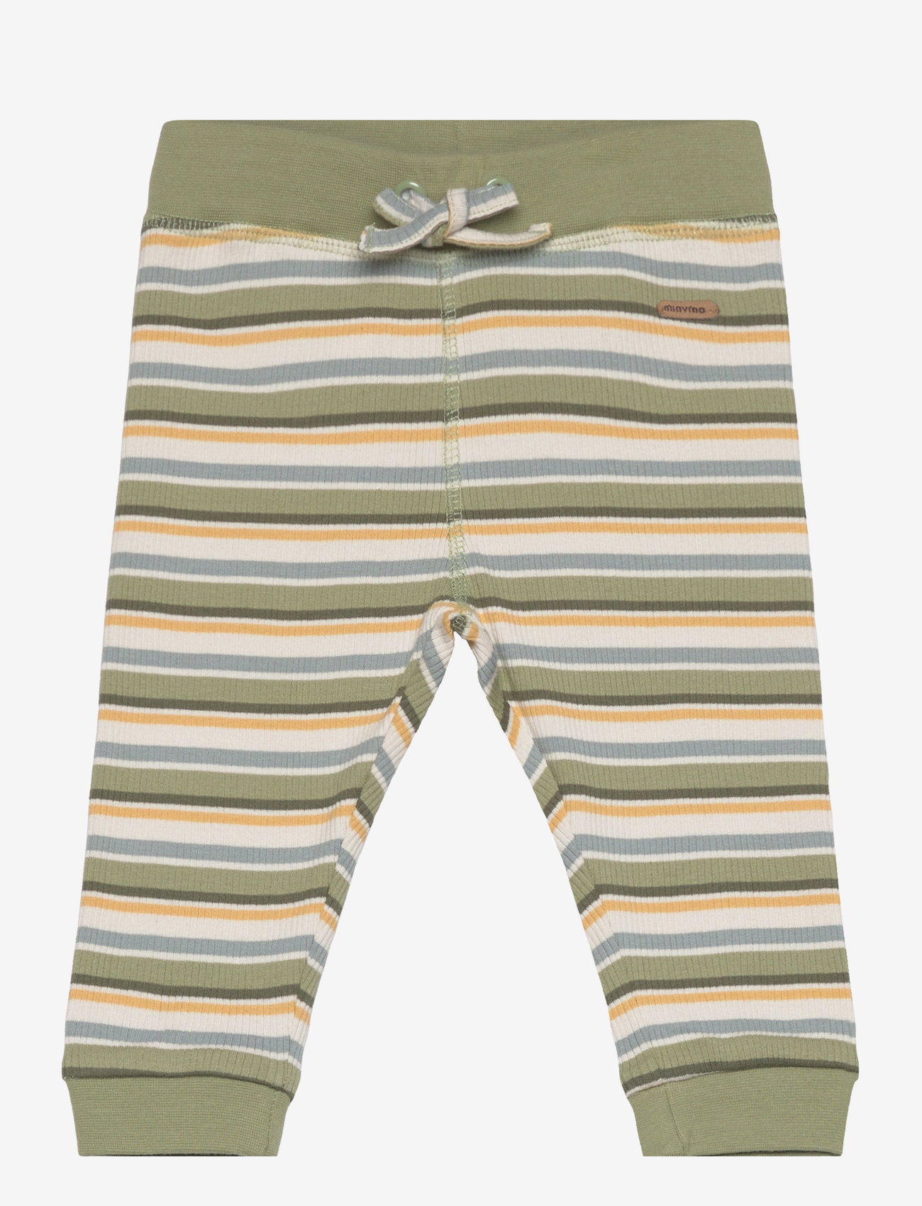 Minymo - Pants Y/D Rib - reseda - 0